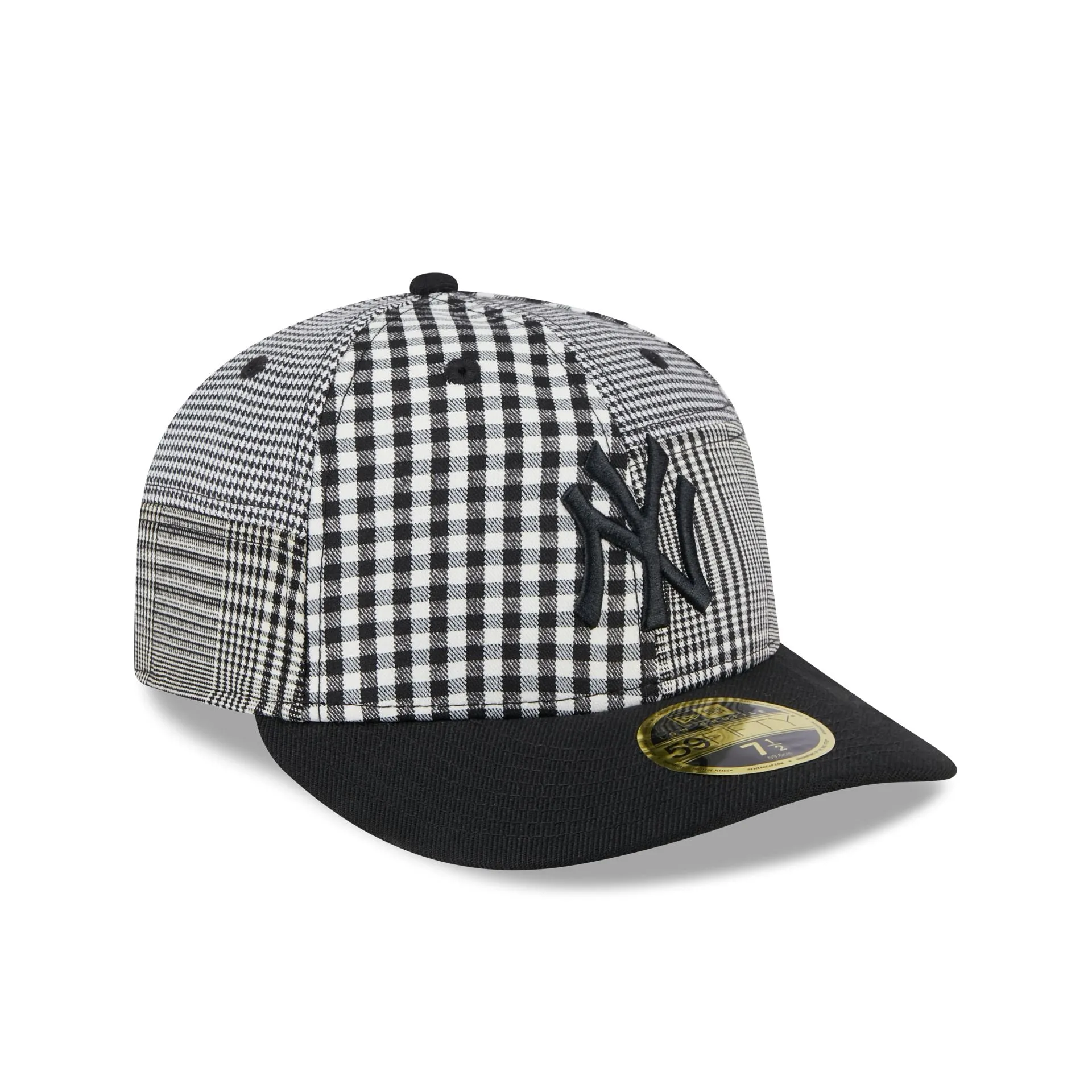 New York Yankees Patch Plaid Low Profile 59FIFTY Fitted Hat sold by New Era product image thumbnail 3