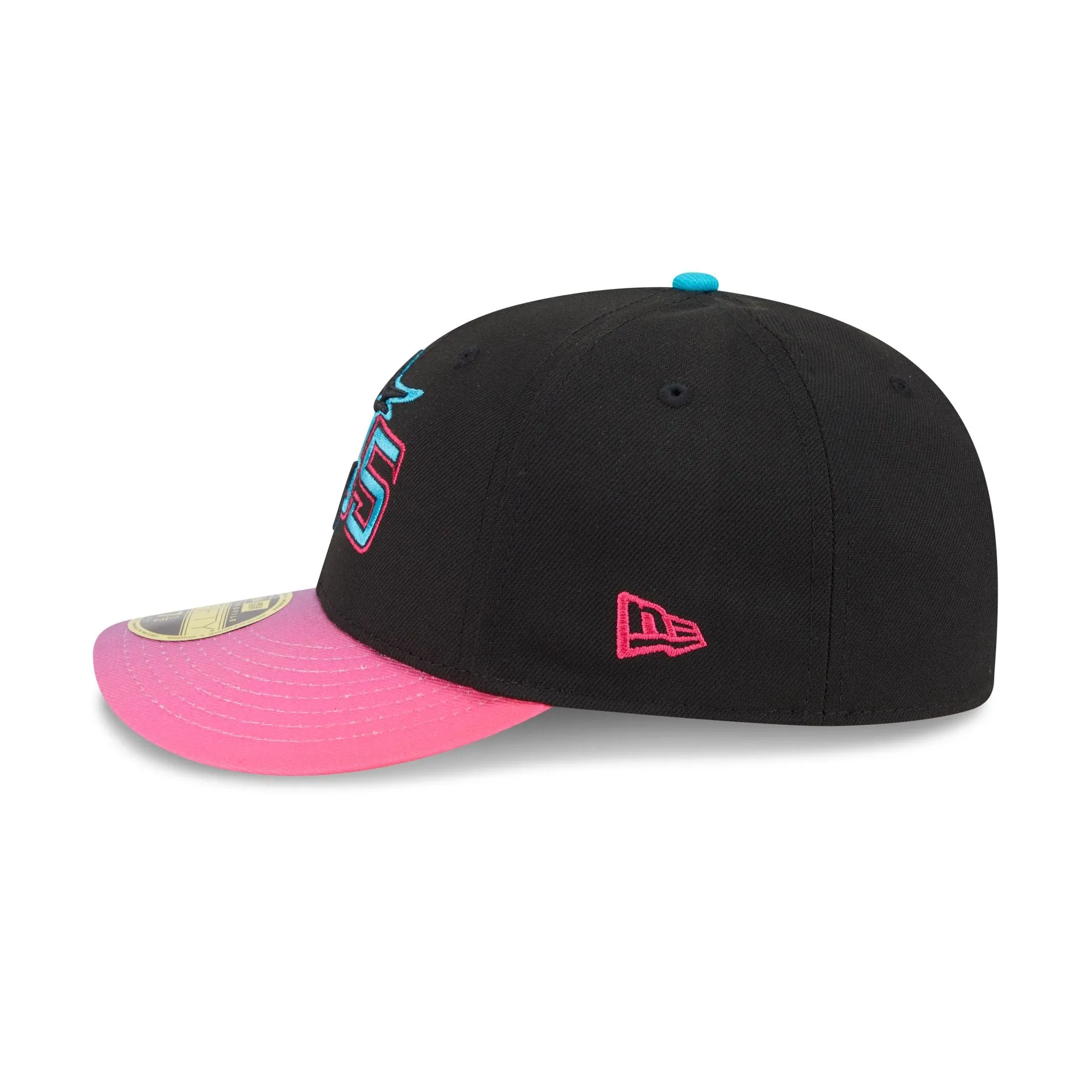 Miami Marlins City Connect Low Profile 59FIFTY Fitted Hat sold by New Era product image thumbnail 4