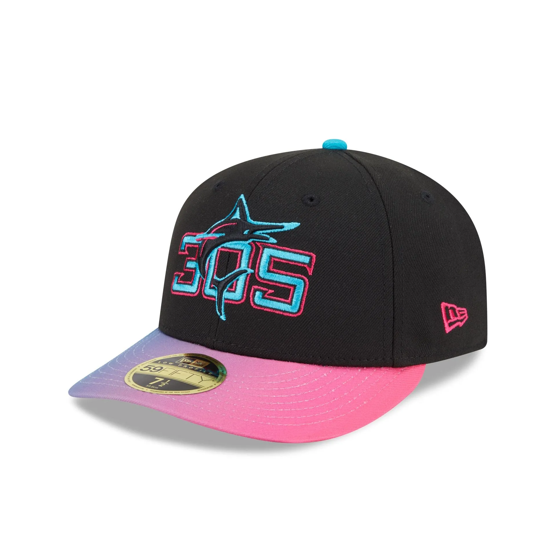Miami Marlins City Connect Low Profile 59FIFTY Fitted Hat sold by New Era