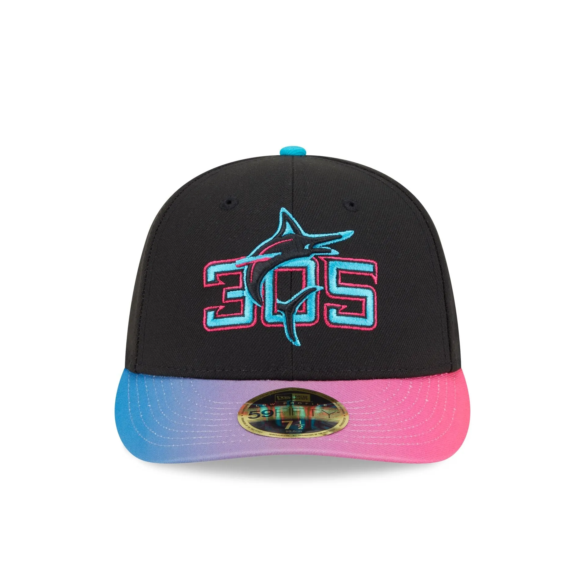 Miami Marlins City Connect Low Profile 59FIFTY Fitted Hat sold by New Era product image thumbnail 2