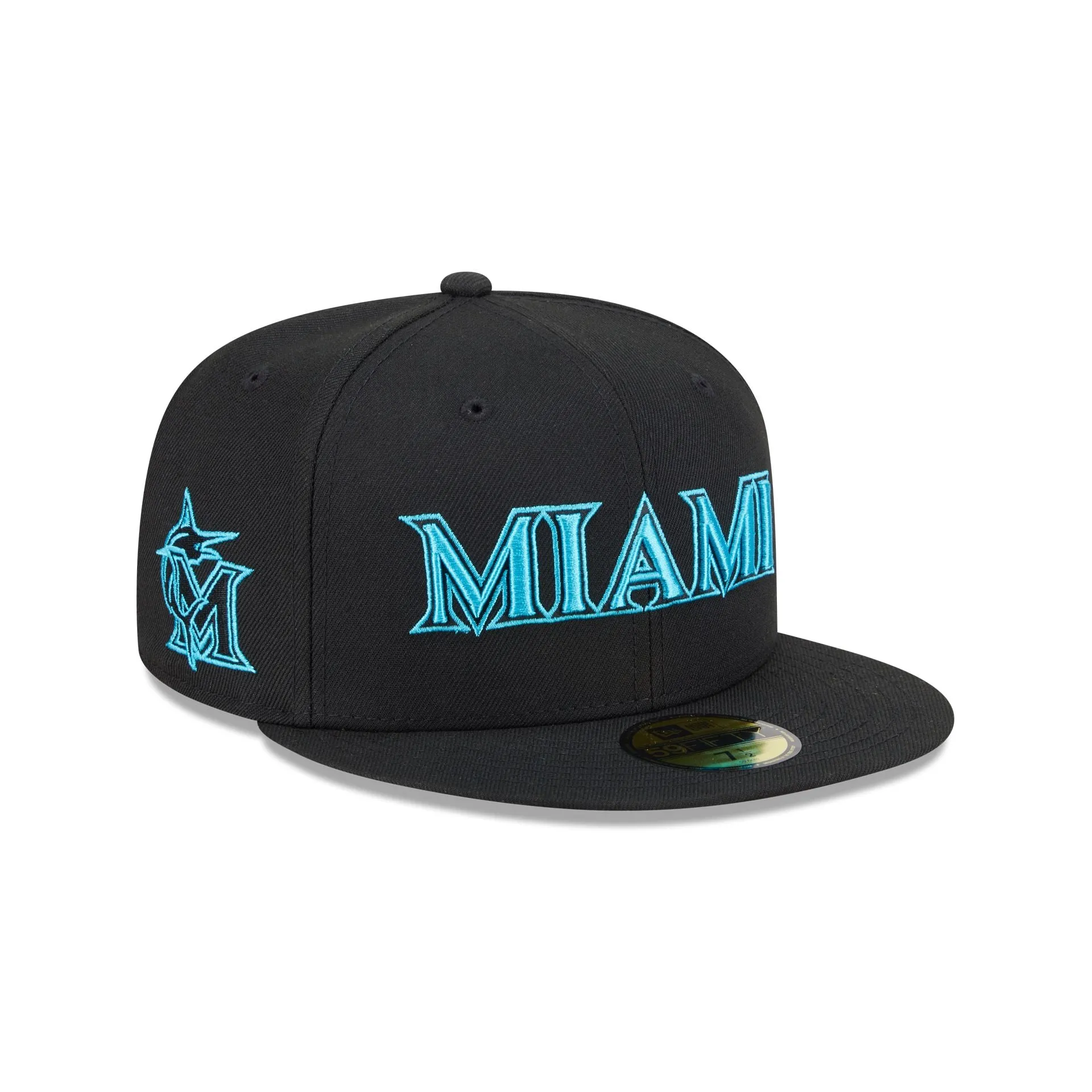 Miami Marlins City Connect Fan Pack Alt 59FIFTY Fitted Hat sold by New Era