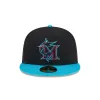 Miami Marlins City Connect Batting Practice 59FIFTY Fitted Hat sold by New Era