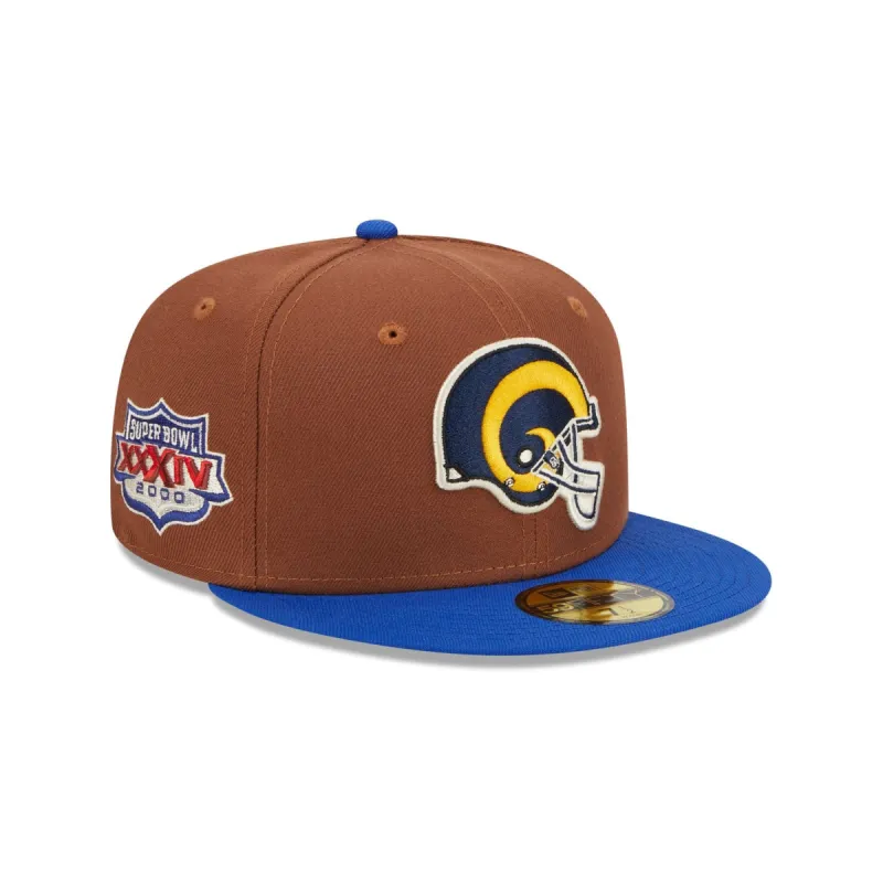 Los Angeles Rams Harvest 59FIFTY Fitted Hat sold by New Era