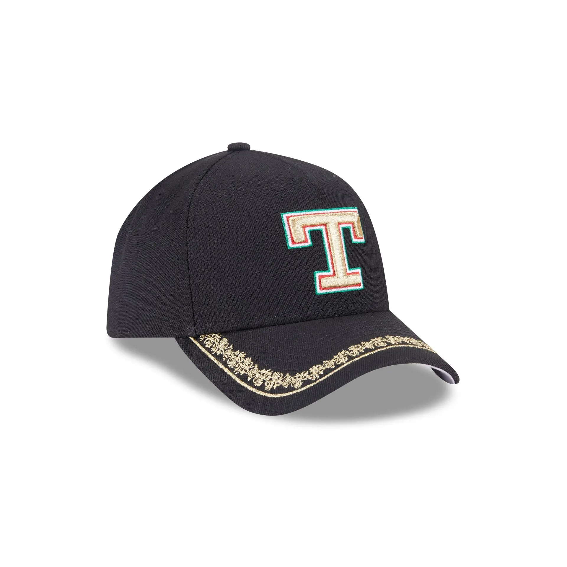 Texas Rangers Ornate Visor 9FORTY A-Frame Snapback Hat sold by New Era product image thumbnail 3