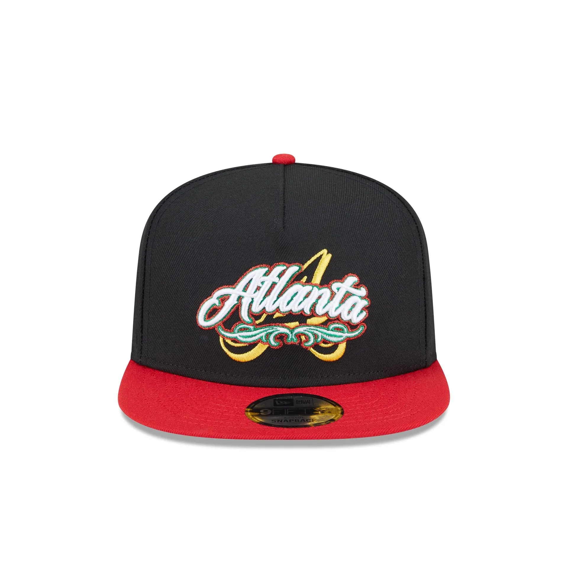 Atlanta Braves City Script 9FIFTY A-Frame Snapback Hat sold by New Era product image thumbnail 2