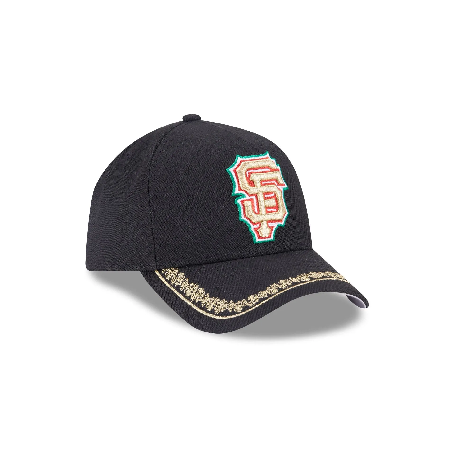 San Francisco Giants Ornate Visor 9FORTY A-Frame Snapback Hat sold by New Era product image thumbnail 3