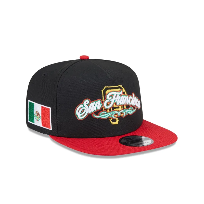 San Francisco Giants City Script 9FIFTY A-Frame Snapback Hat sold by New Era