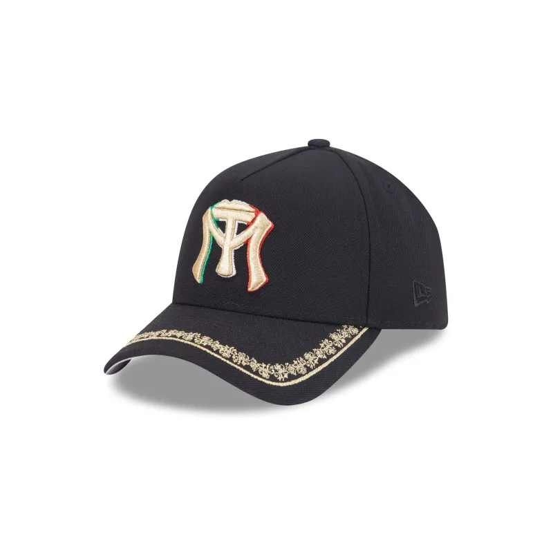 Sultanes De Monterrey Ornate Visor 9FORTY A-Frame Snapback Hat sold by New Era