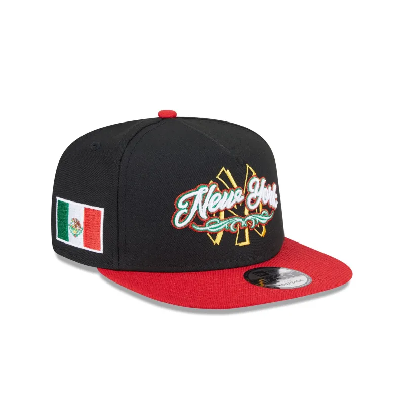New York Yankees City Script 9FIFTY A-Frame Snapback Hat sold by New Era