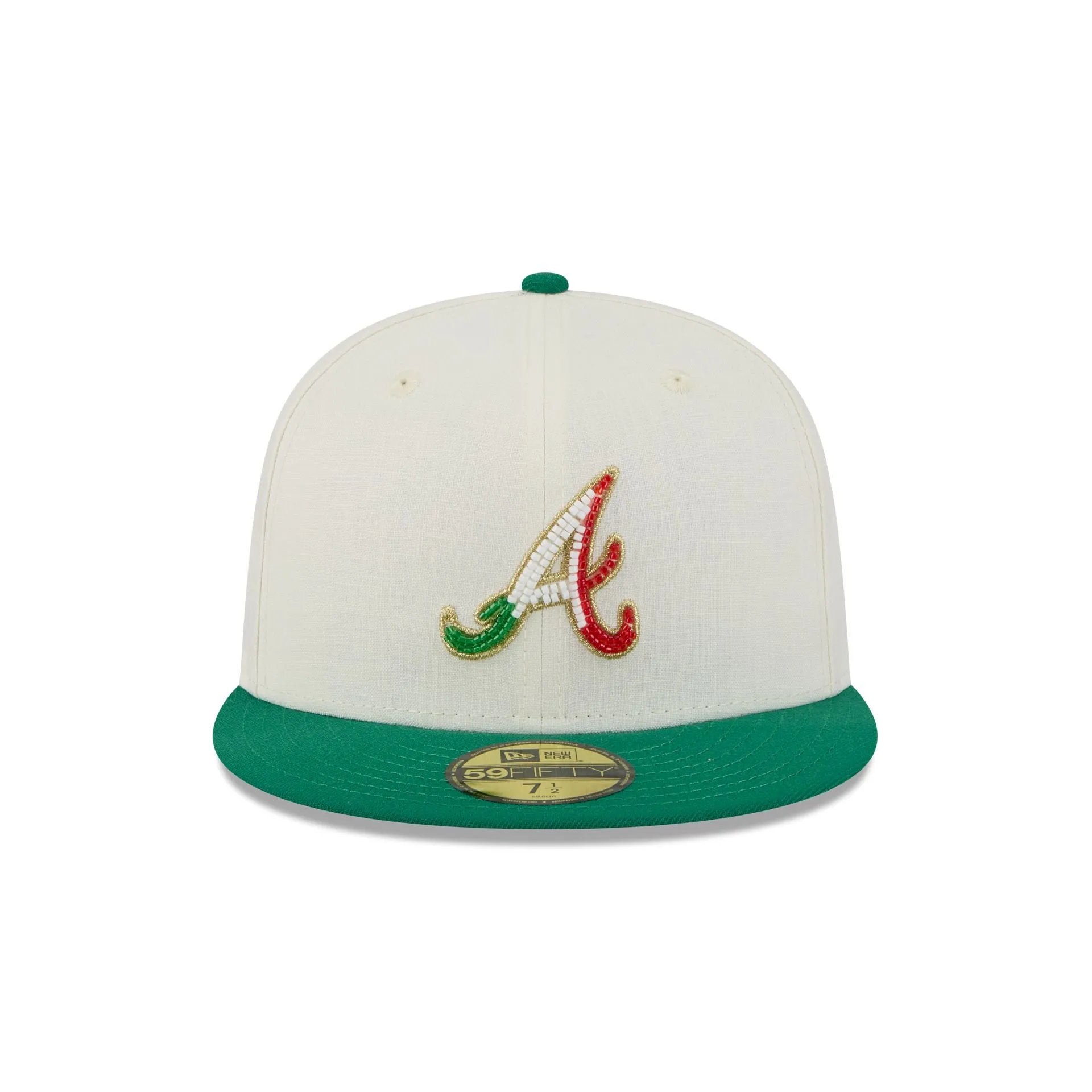 Atlanta Braves Beaded Linen 59FIFTY Fitted Hat sold by New Era product image thumbnail 2