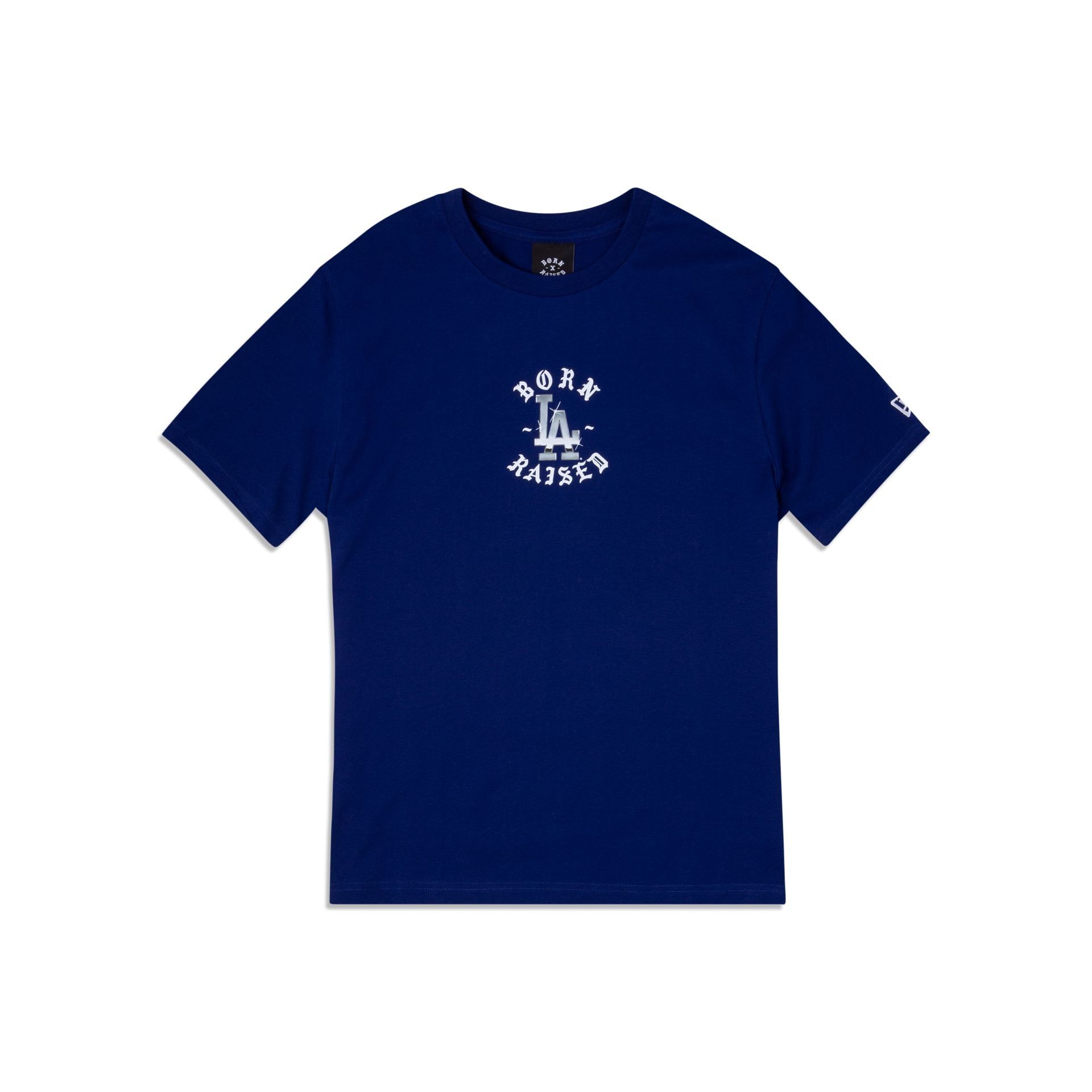 Born X Raised Los Angeles Dodgers Blue T-Shirt sold by New Era
