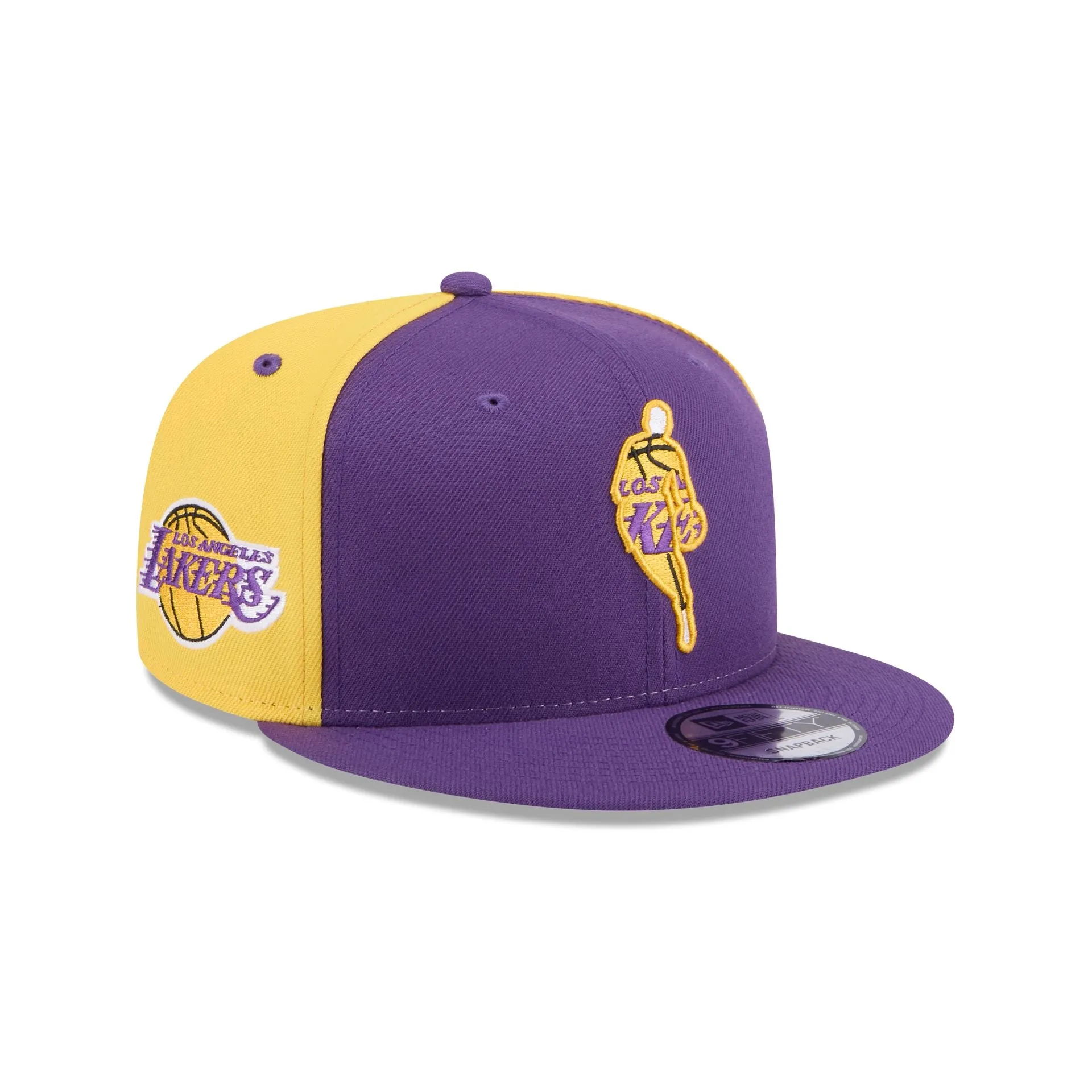 Los Angeles Lakers Front Logoman 9FIFTY Snapback Hat sold by New Era