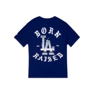 Born X Raised Los Angeles Dodgers Blue T-Shirt sold by New Era