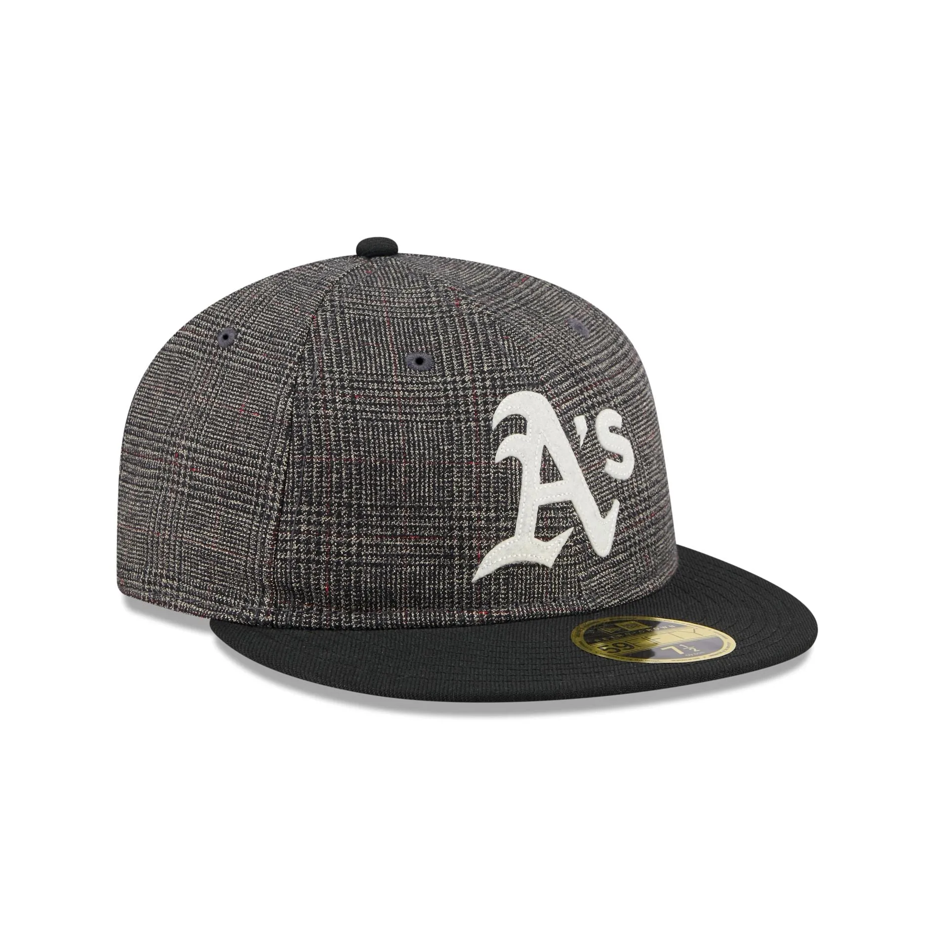 Athletics Plaid Retro Crown 59FIFTY Fitted Hat sold by New Era product image thumbnail 3