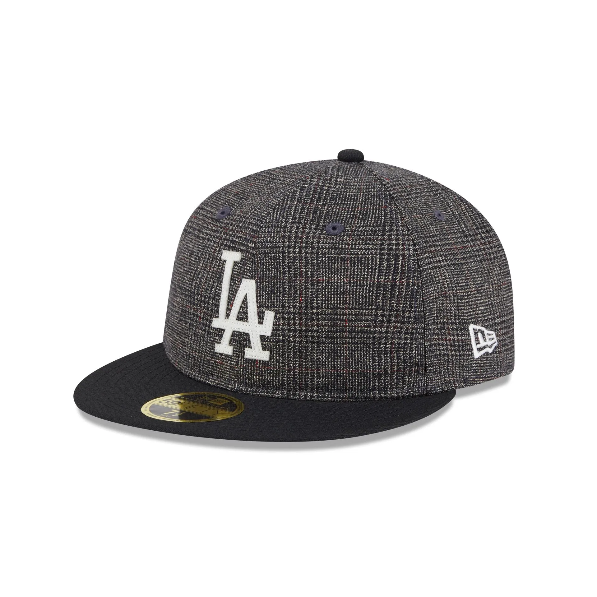Los Angeles Dodgers Plaid Retro Crown 59FIFTY Fitted Hat sold by New Era