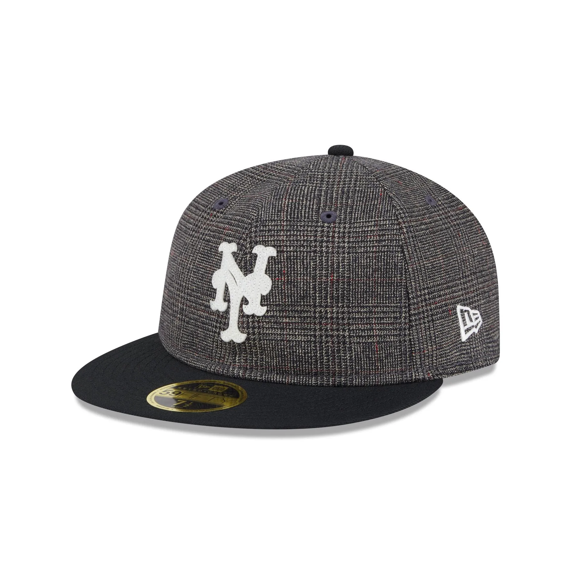 New York Mets Plaid Retro Crown 59FIFTY Fitted Hat sold by New Era