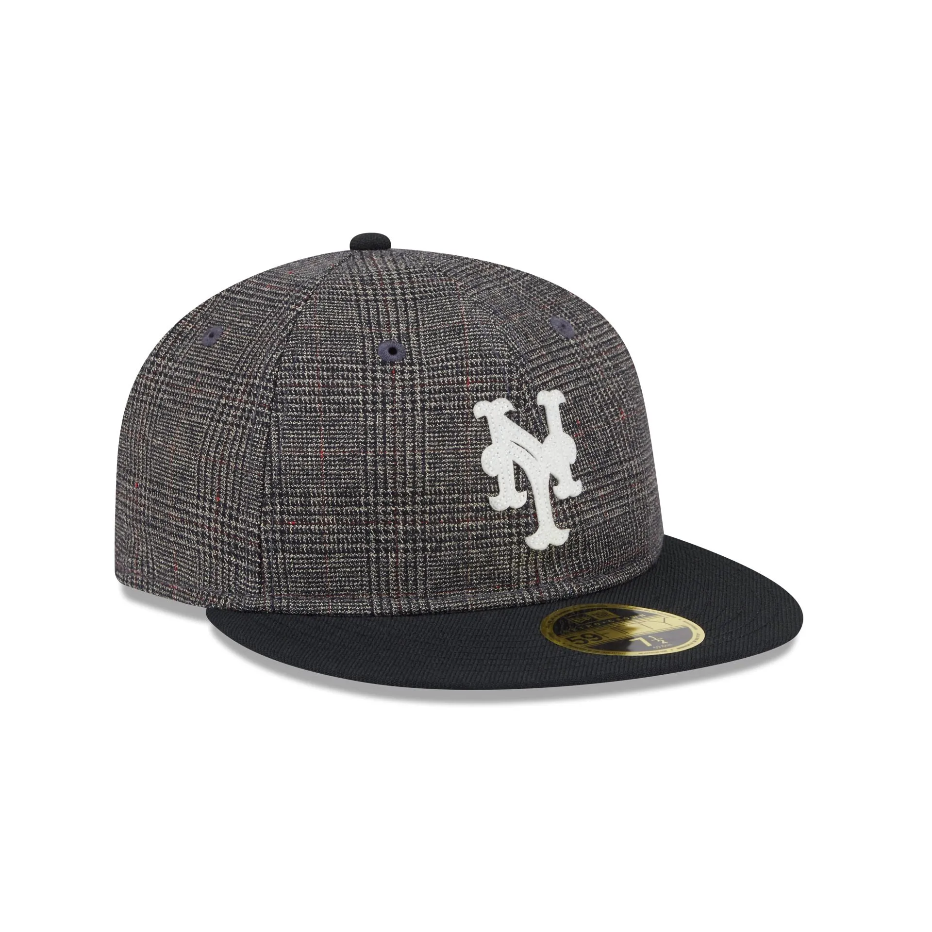 New York Mets Plaid Retro Crown 59FIFTY Fitted Hat sold by New Era product image thumbnail 3