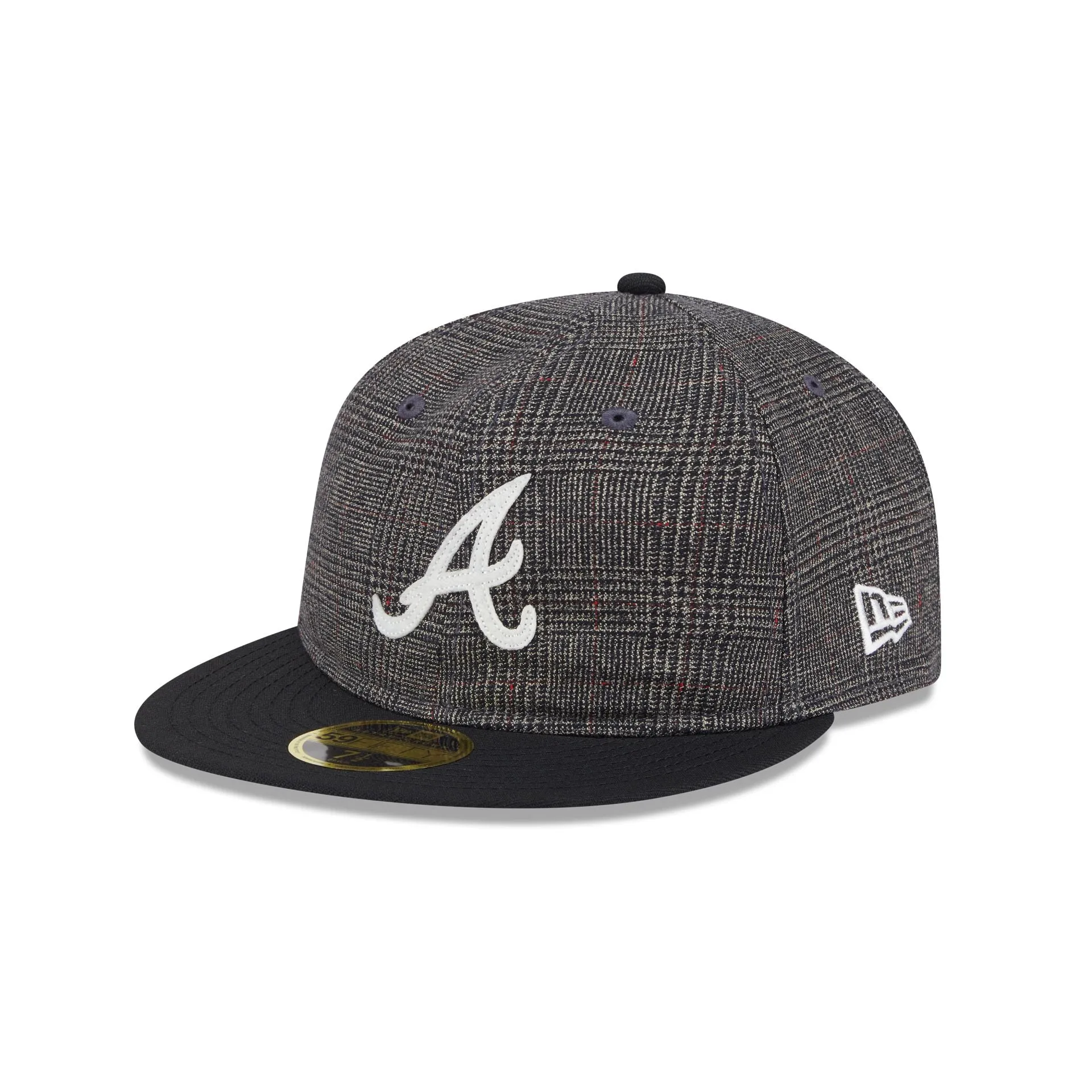 Atlanta Braves Plaid Retro Crown 59FIFTY Fitted Hat sold by New Era