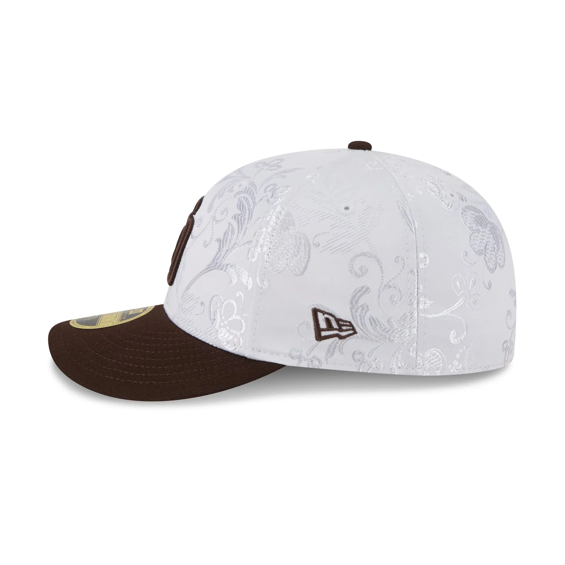 San Diego Padres Floral Shine Low Profile 59FIFTY Fitted Hat sold by New Era product image thumbnail 4
