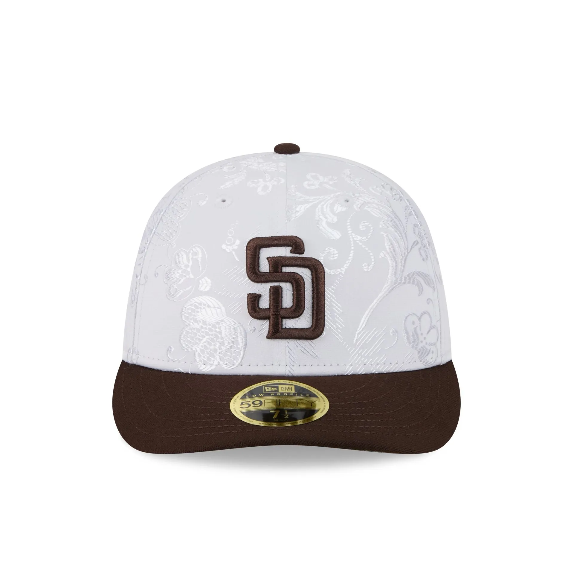 San Diego Padres Floral Shine Low Profile 59FIFTY Fitted Hat sold by New Era product image thumbnail 2