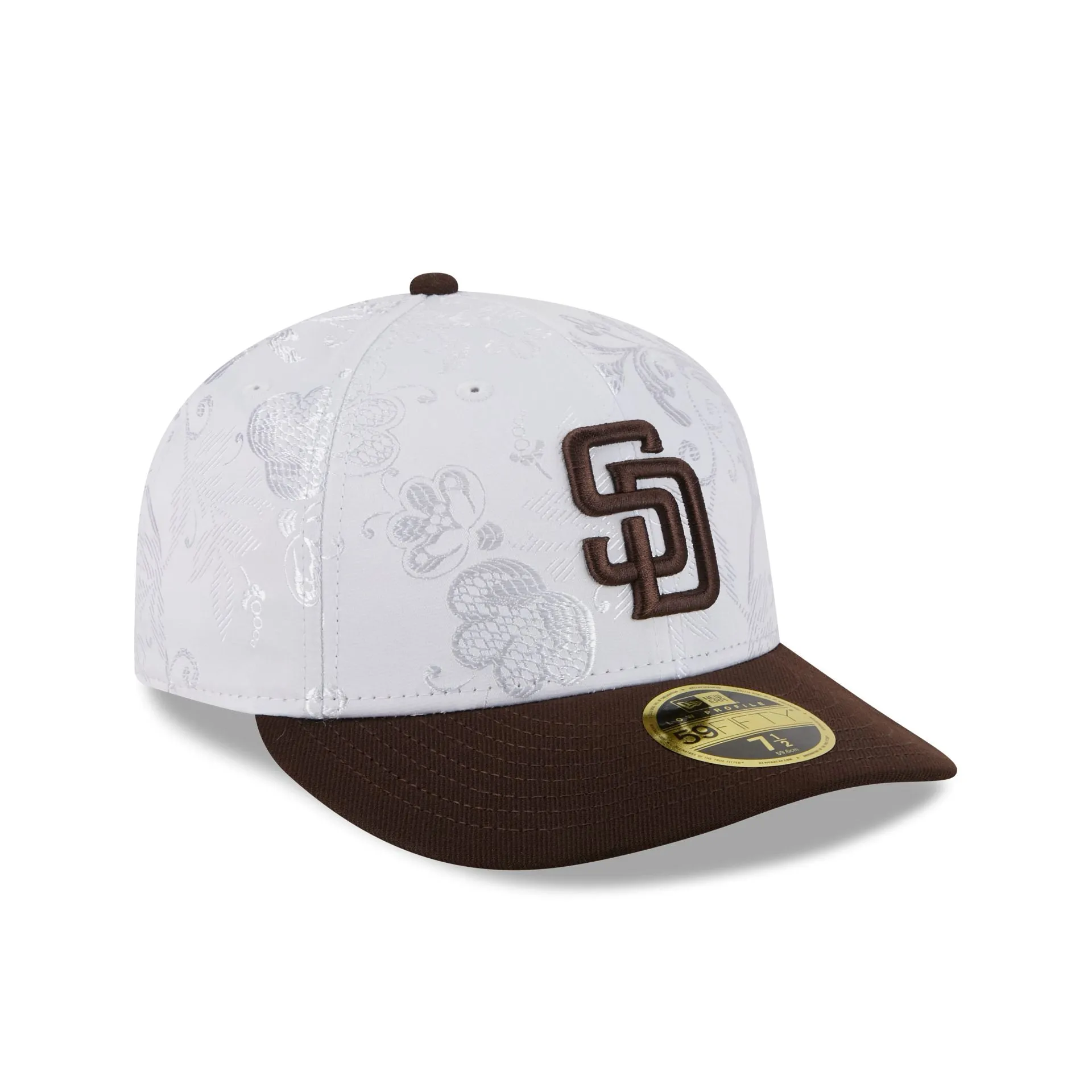 San Diego Padres Floral Shine Low Profile 59FIFTY Fitted Hat sold by New Era product image thumbnail 3