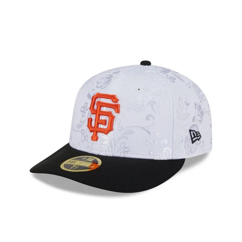 San Francisco Giants Floral Shine Low Profile 59FIFTY Fitted Hat sold by New Era