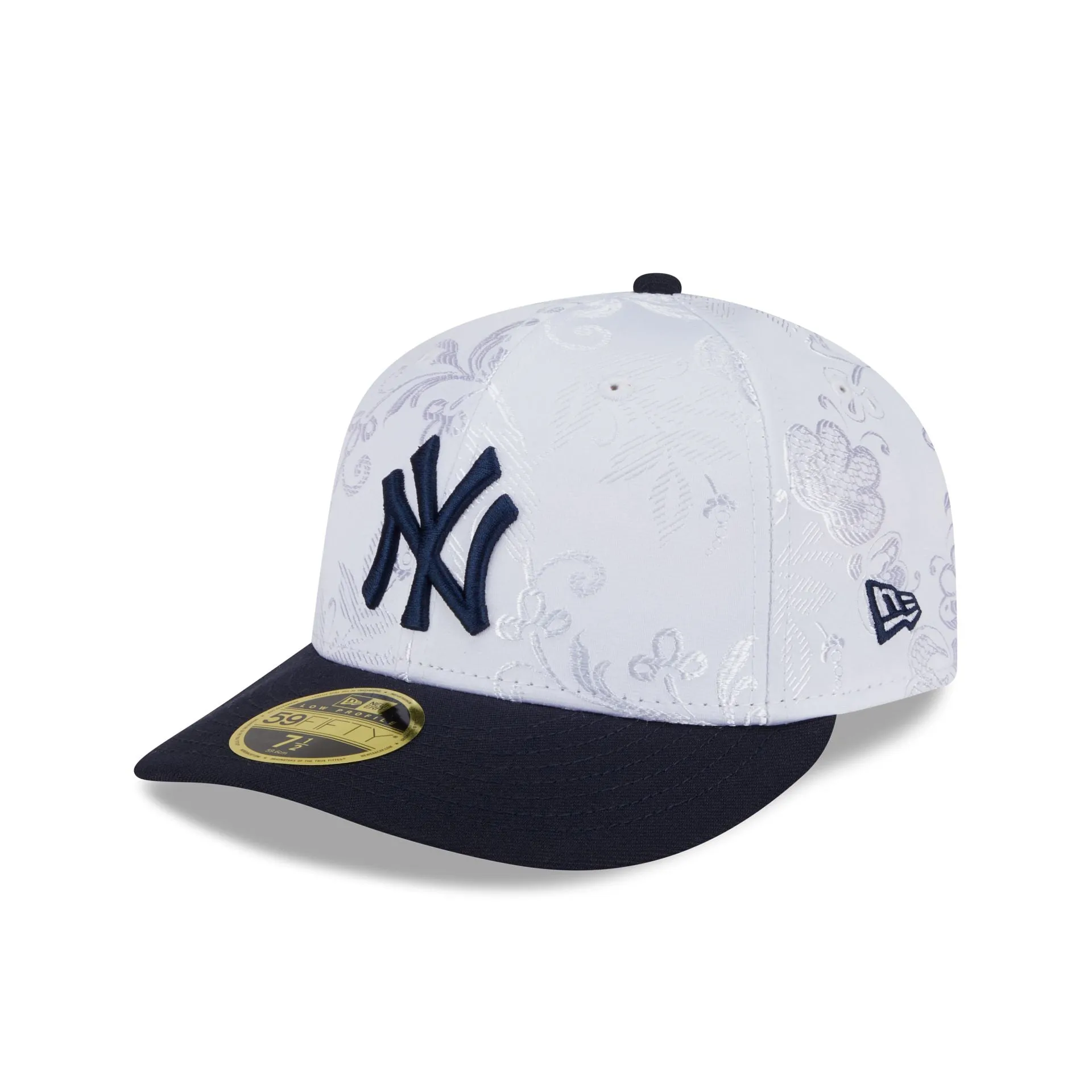 New York Yankees Floral Shine Low Profile 59FIFTY Fitted Hat sold by New Era
