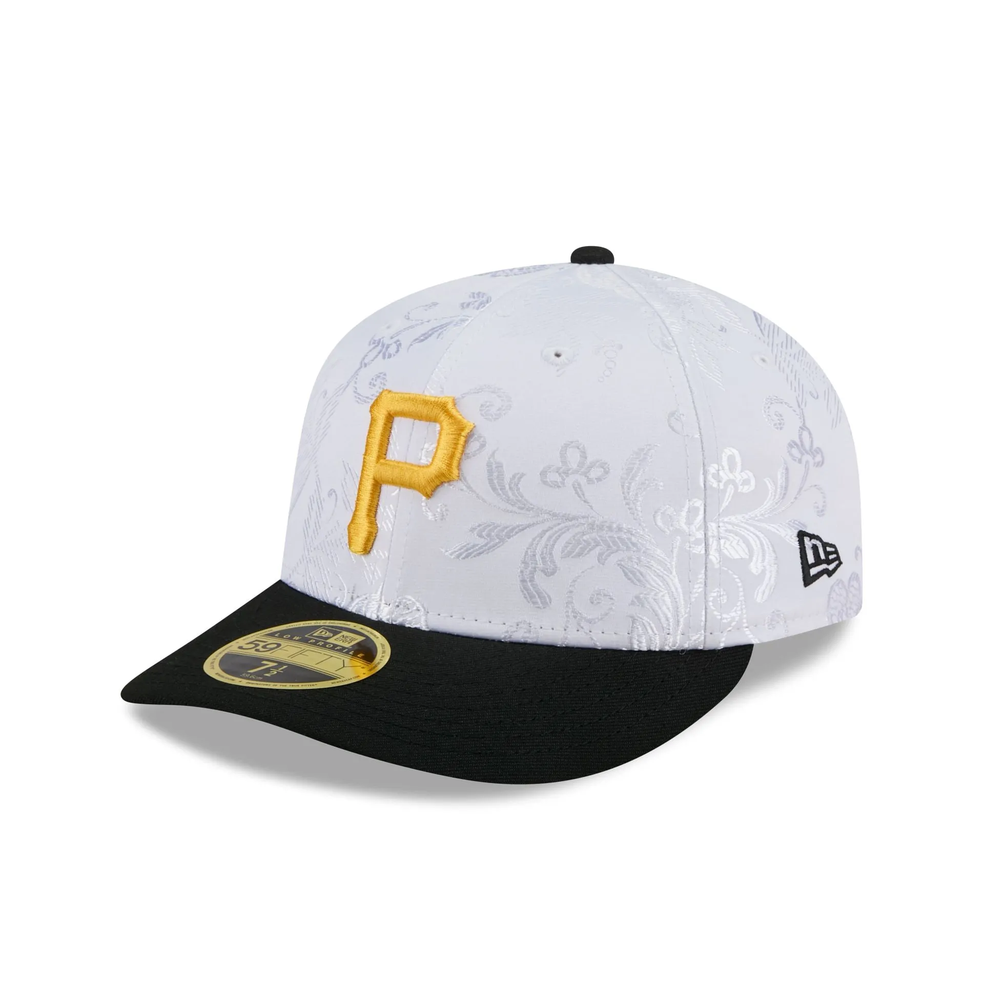 Pittsburgh Pirates Floral Shine Low Profile 59FIFTY Fitted Hat sold by New Era