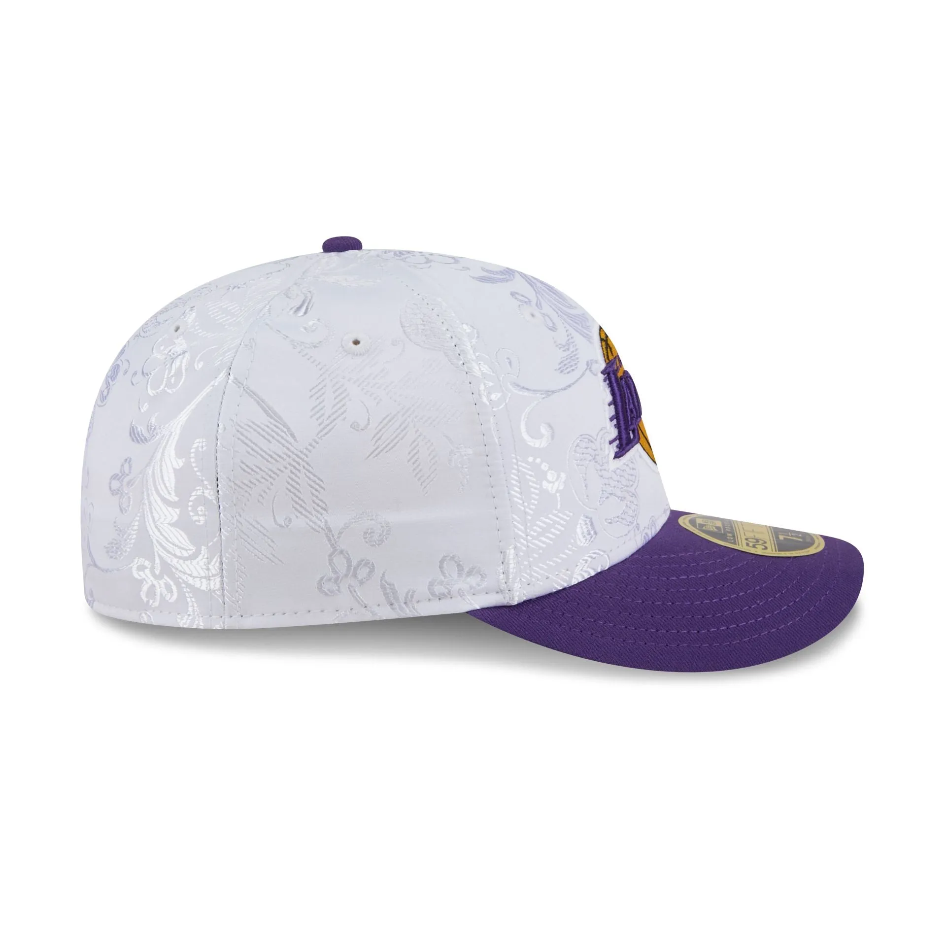 Los Angeles Lakers Floral Shine Low Profile 59FIFTY Fitted Hat sold by New Era product image thumbnail 5
