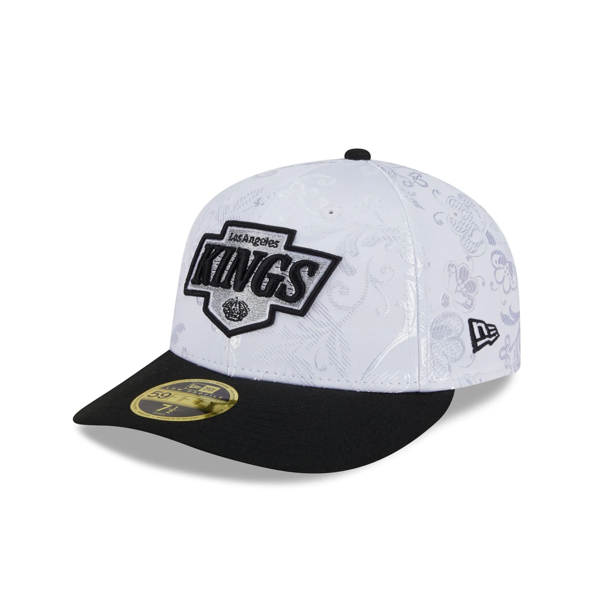 Los Angeles Kings Floral Shine Low Profile 59FIFTY Fitted Hat sold by New Era