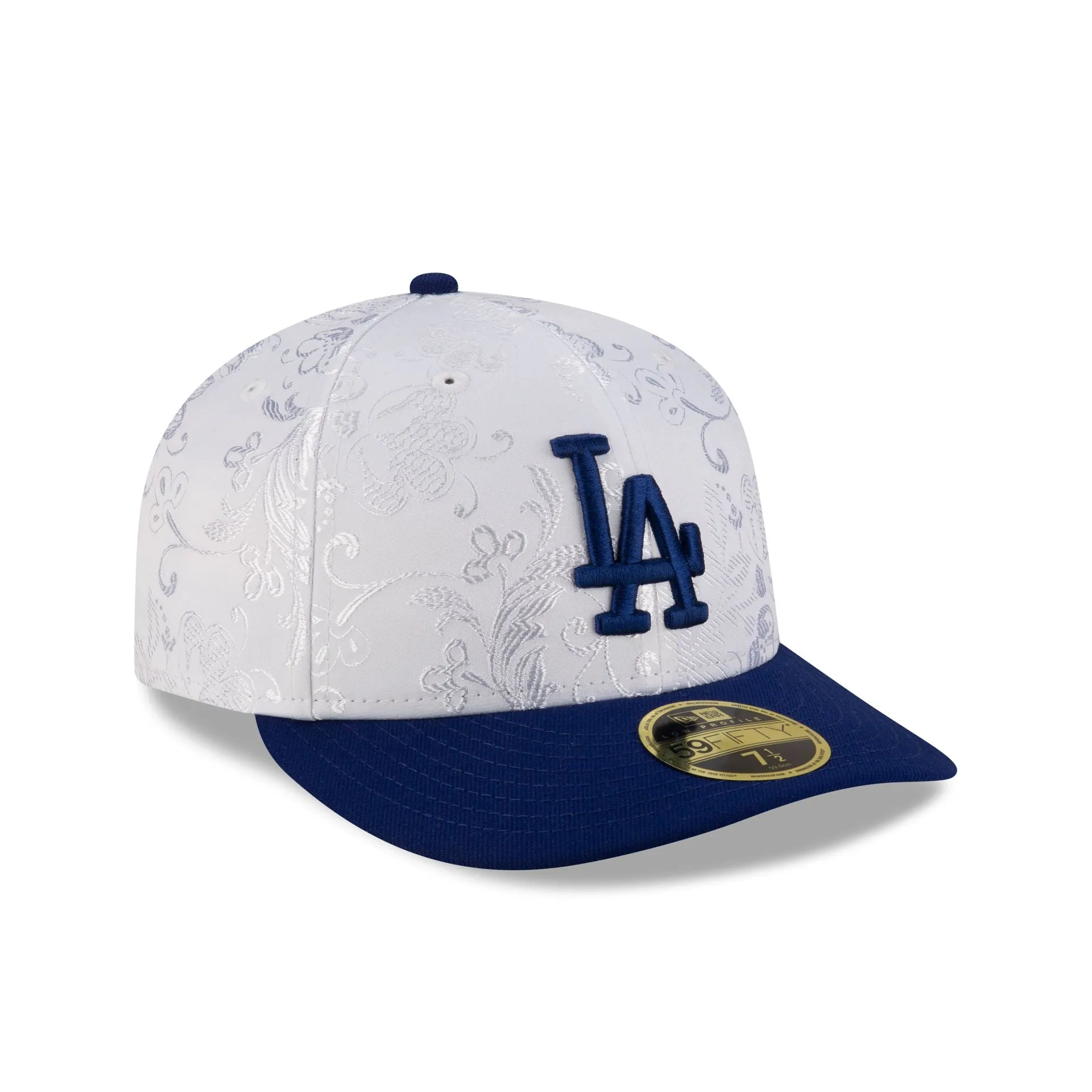 Los Angeles Dodgers Floral Shine Low Profile 59FIFTY Fitted Hat sold by New Era product image thumbnail 3