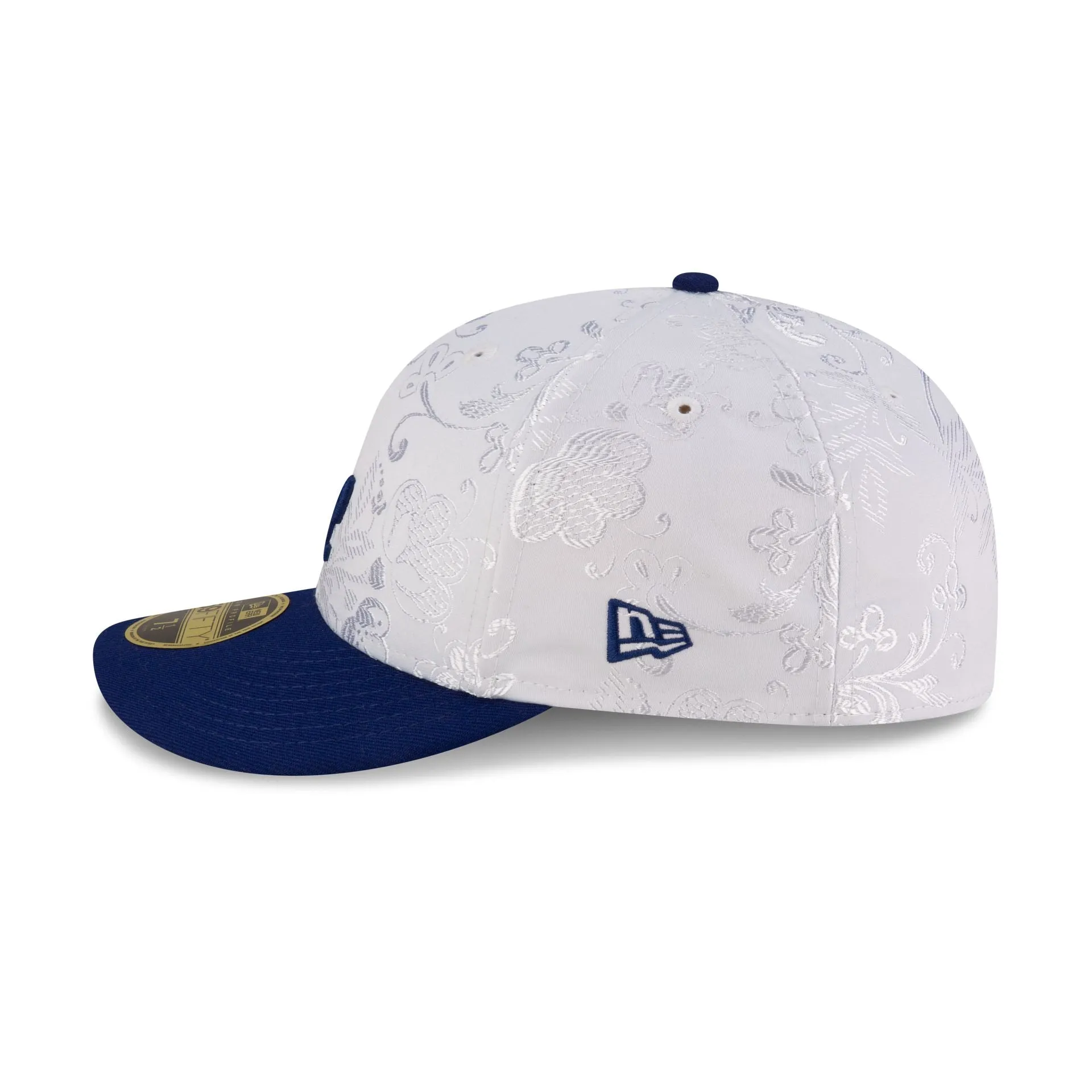 Los Angeles Dodgers Floral Shine Low Profile 59FIFTY Fitted Hat sold by New Era product image thumbnail 4