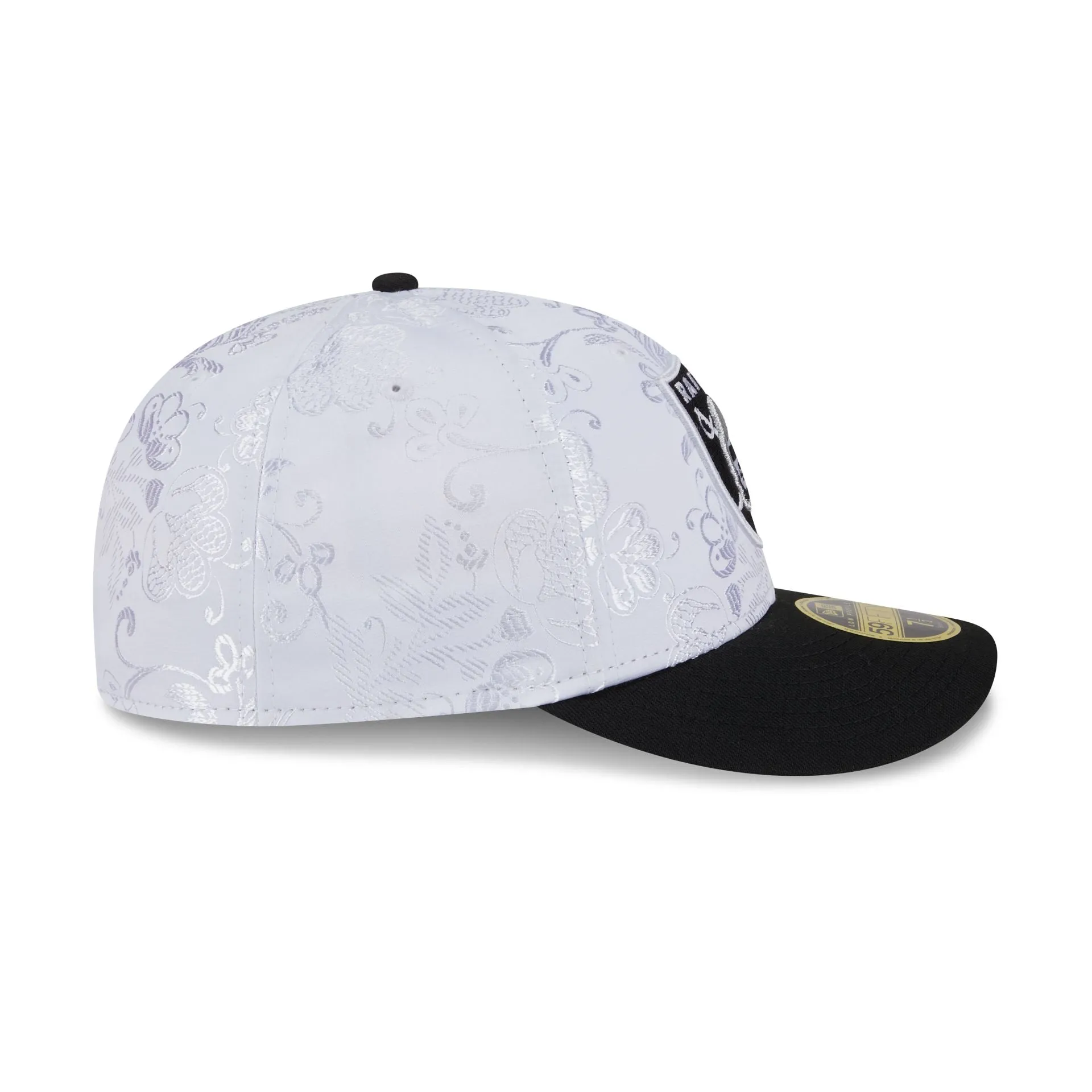 Las Vegas Raiders Floral Shine Low Profile 59FIFTY Fitted Hat sold by New Era product image thumbnail 5