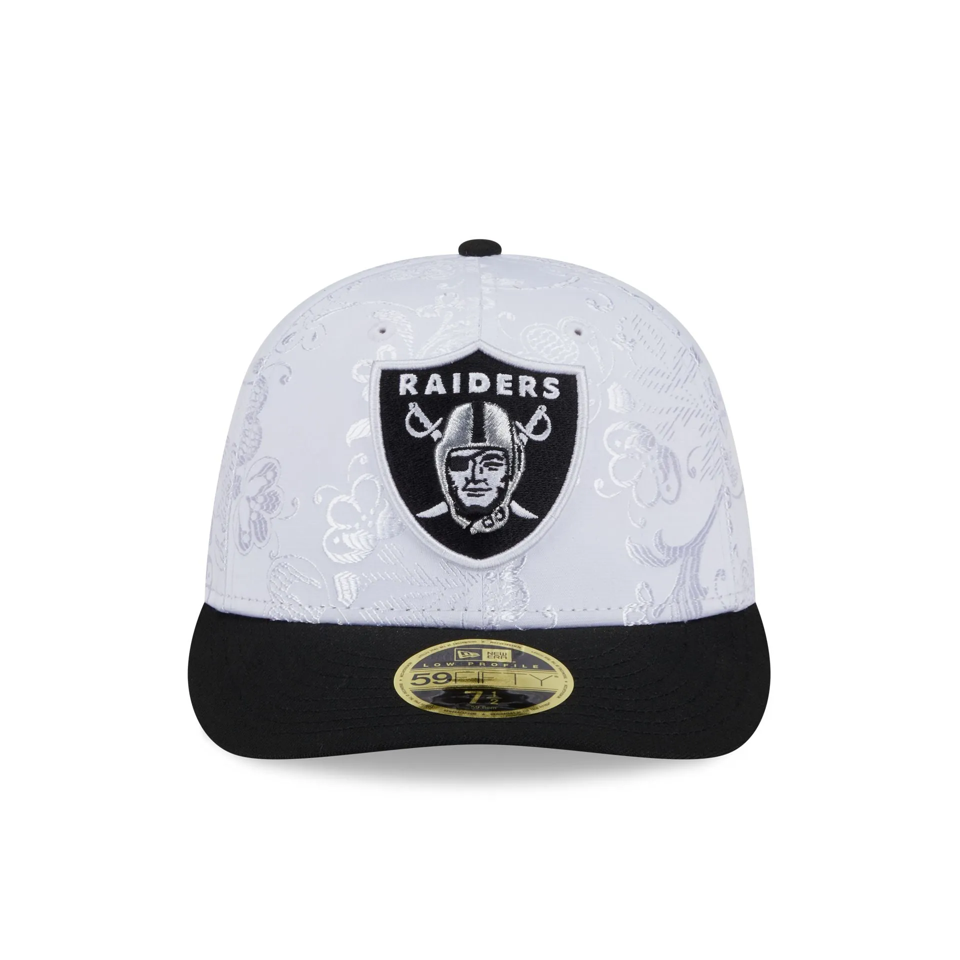 Las Vegas Raiders Floral Shine Low Profile 59FIFTY Fitted Hat sold by New Era product image thumbnail 2