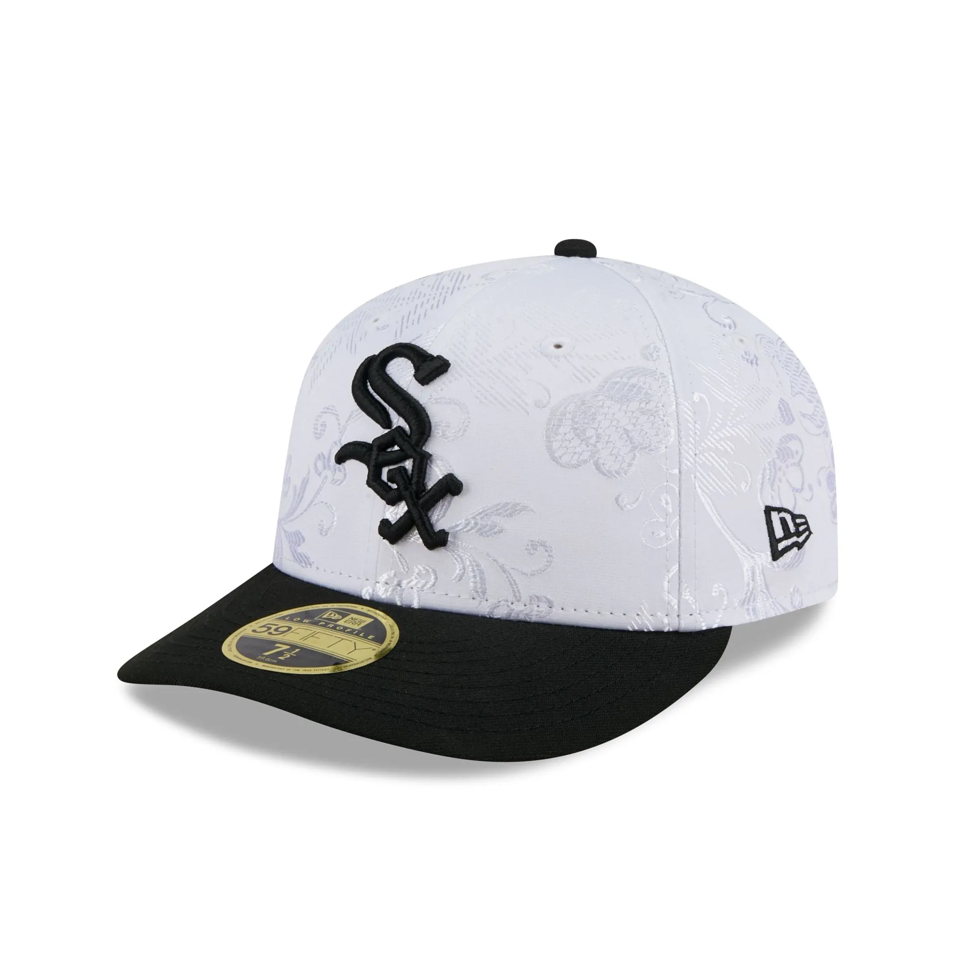 Chicago White Sox Floral Shine Low Profile 59FIFTY Fitted Hat sold by New Era