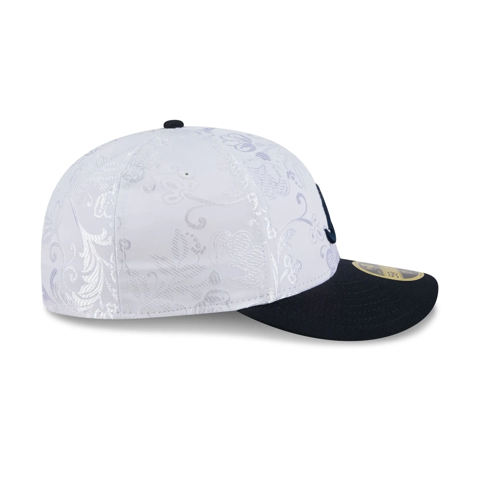 Atlanta Braves Floral Shine Low Profile 59FIFTY Fitted Hat sold by New Era product image thumbnail 5