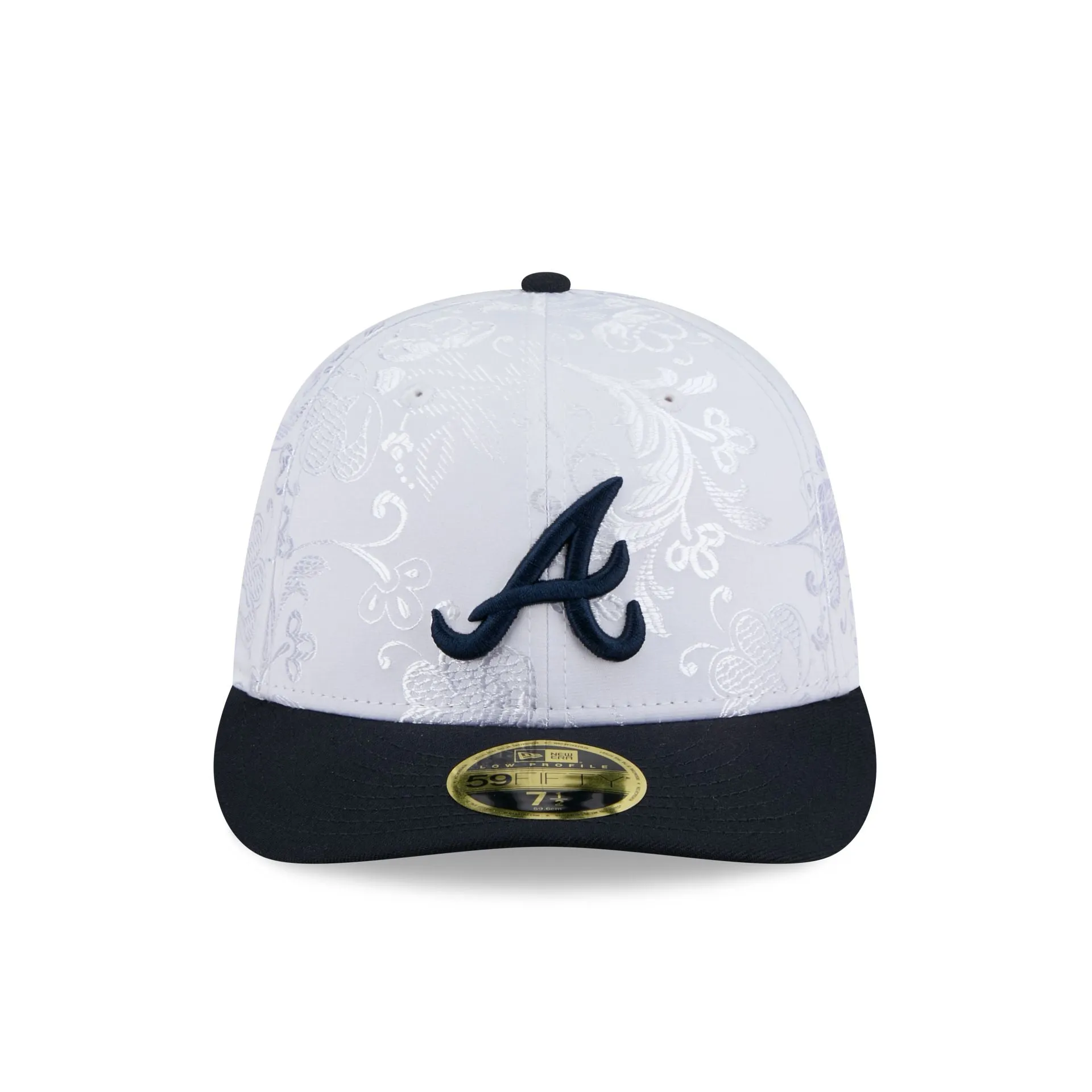 Atlanta Braves Floral Shine Low Profile 59FIFTY Fitted Hat sold by New Era product image thumbnail 2