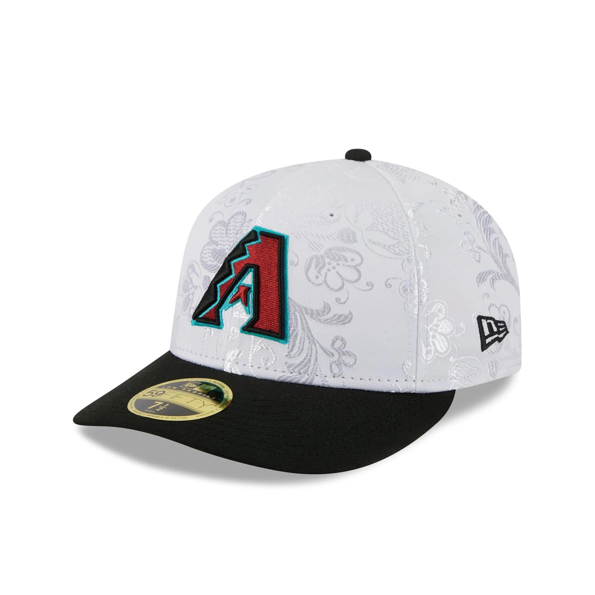 Arizona Diamondbacks Floral Shine Low Profile 59FIFTY Fitted Hat sold by New Era
