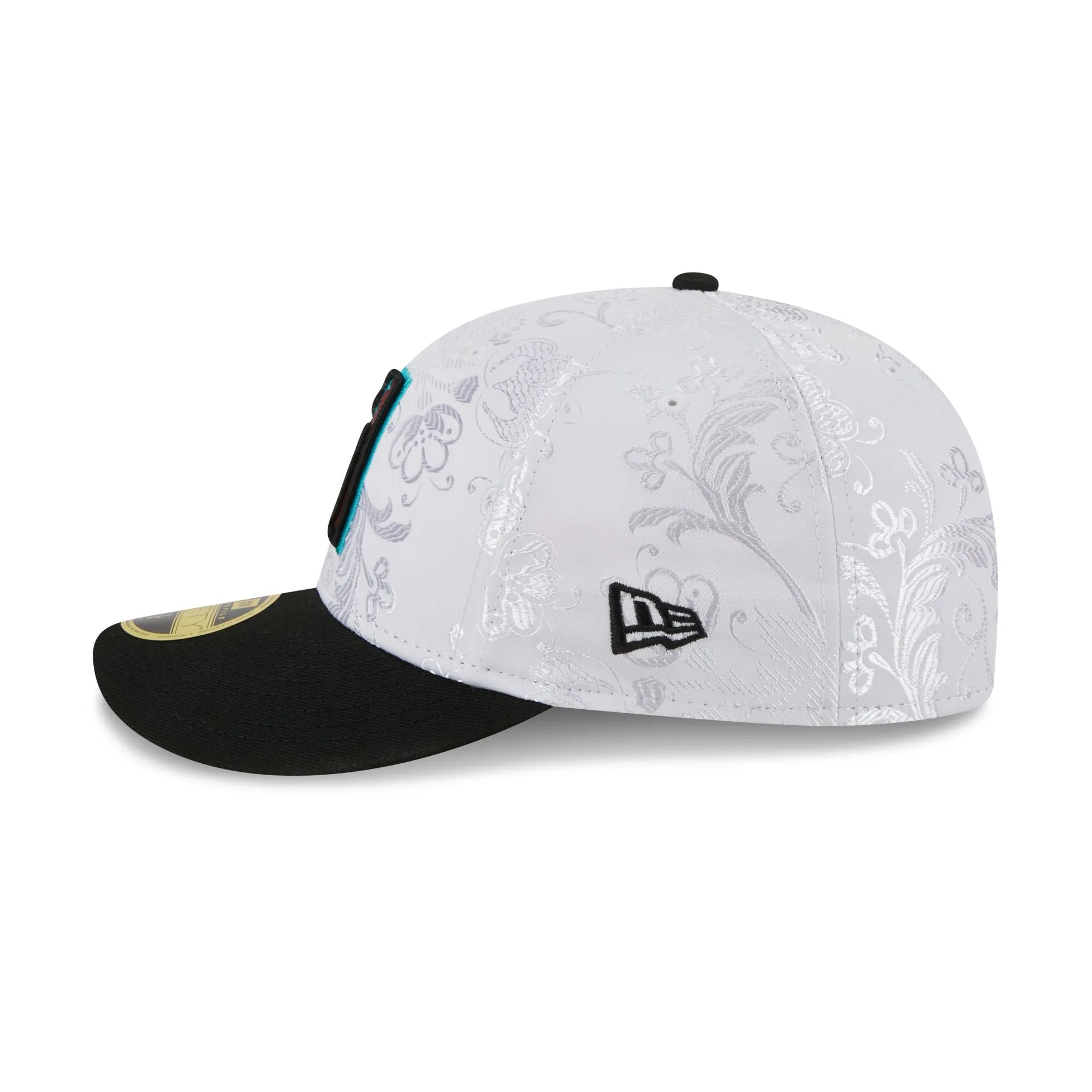 Arizona Diamondbacks Floral Shine Low Profile 59FIFTY Fitted Hat sold by New Era product image thumbnail 4