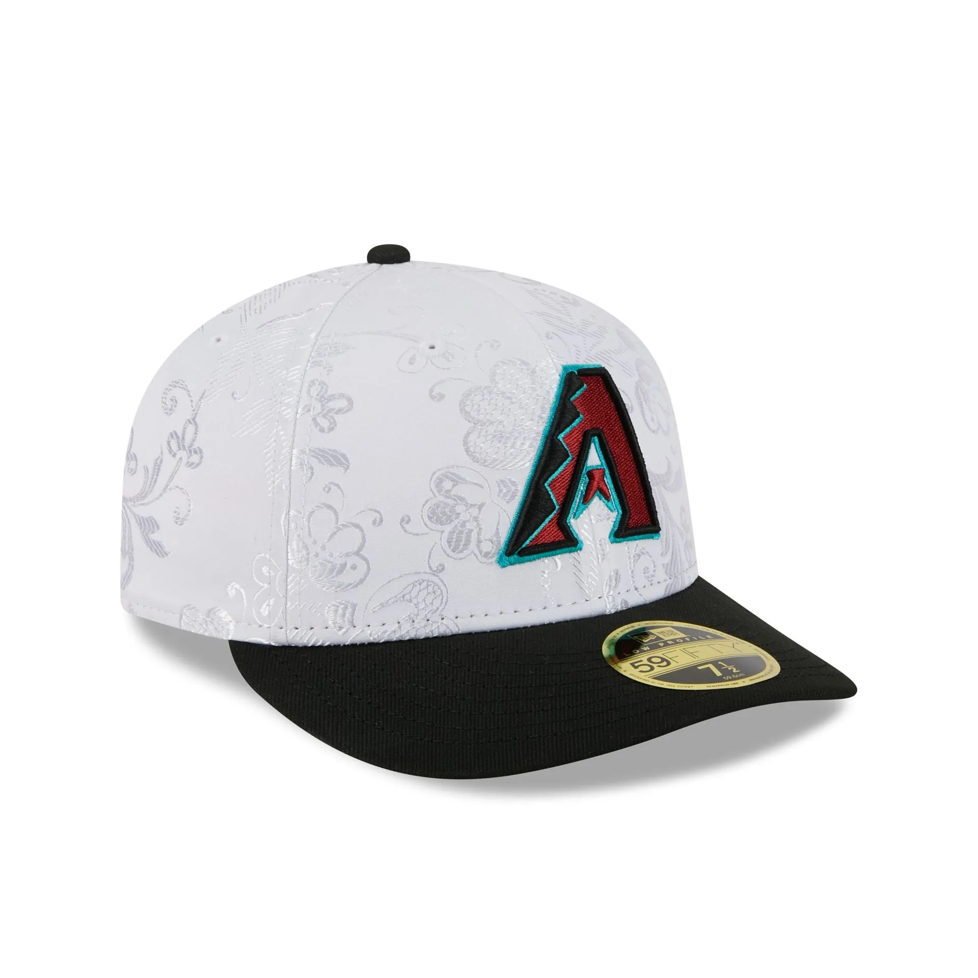 Arizona Diamondbacks Floral Shine Low Profile 59FIFTY Fitted Hat sold by New Era product image thumbnail 3