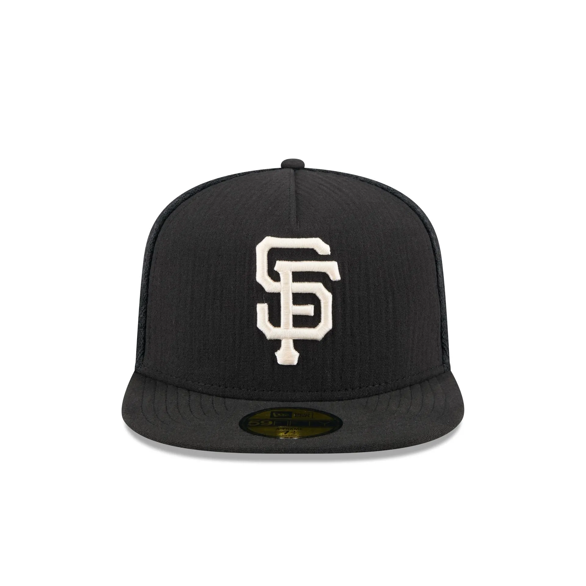 San Francisco Giants Black Mesh 59FIFTY A-Frame Fitted Hat sold by New Era product image thumbnail 2