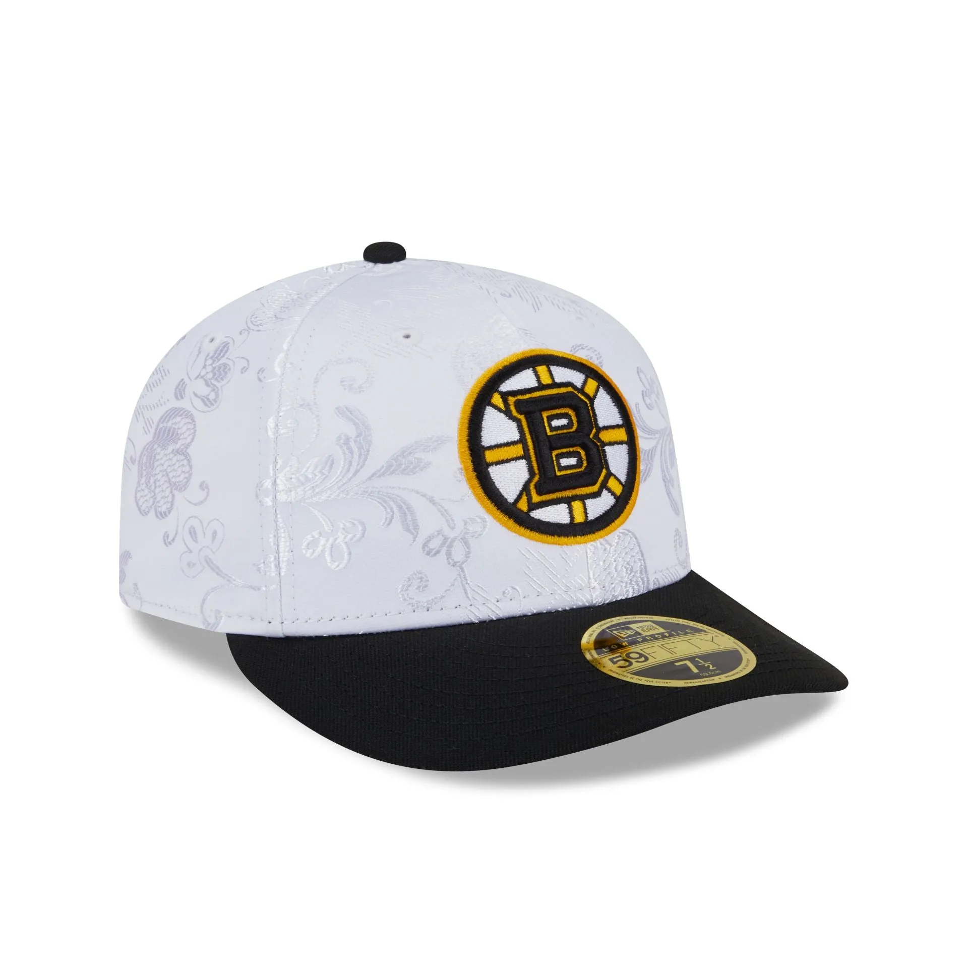 Boston Bruins Floral Shine Low Profile 59FIFTY Fitted Hat sold by New Era product image thumbnail 3