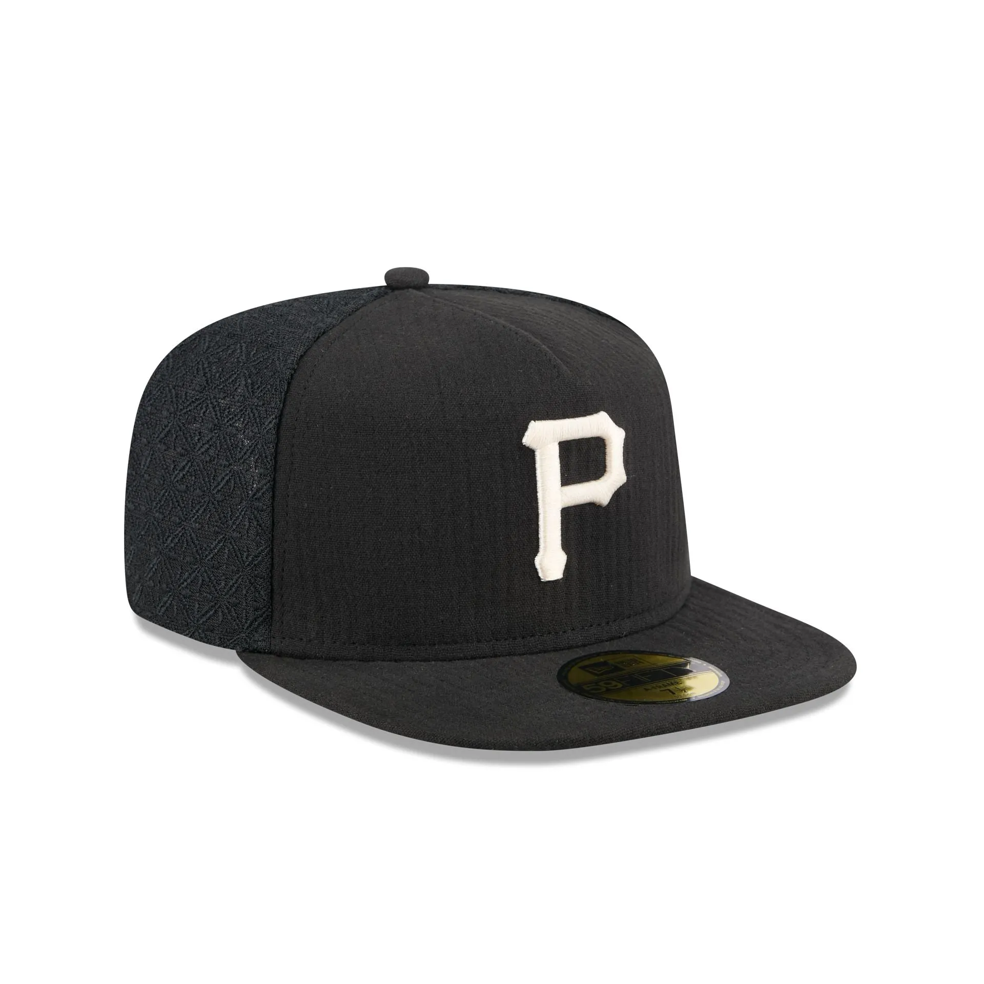 Pittsburgh Pirates Black Mesh 59FIFTY A-Frame Fitted Hat sold by New Era product image thumbnail 3