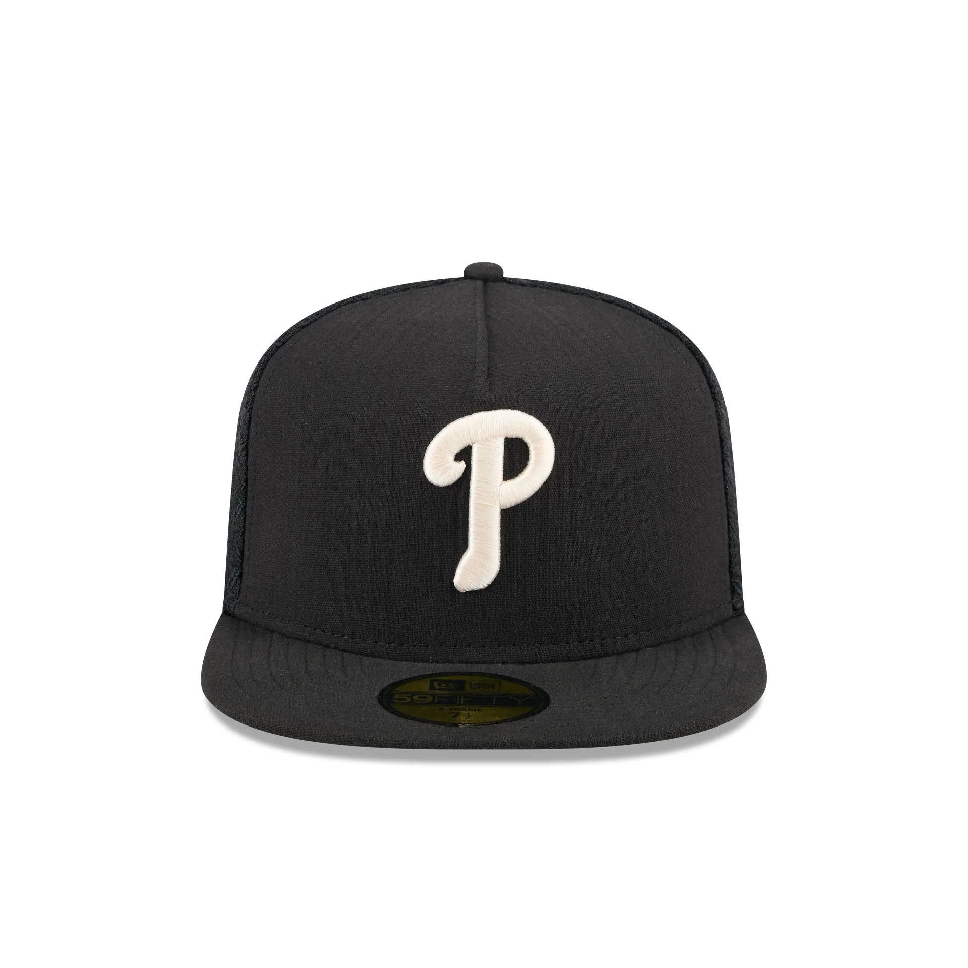 Philadelphia Phillies Black Mesh 59FIFTY A-Frame Fitted Hat sold by New Era product image thumbnail 2
