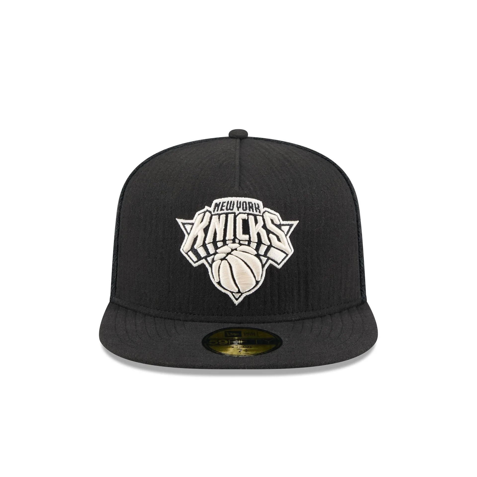 New York Knicks Black Mesh 59FIFTY A-Frame Fitted Hat sold by New Era product image thumbnail 2