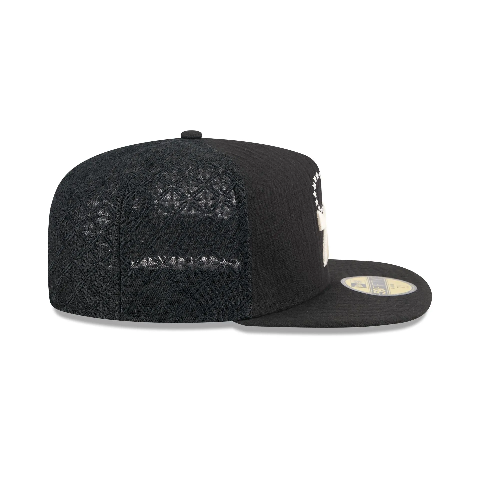Philadelphia 76ers Black Mesh 59FIFTY A-Frame Fitted Hat sold by New Era product image thumbnail 5