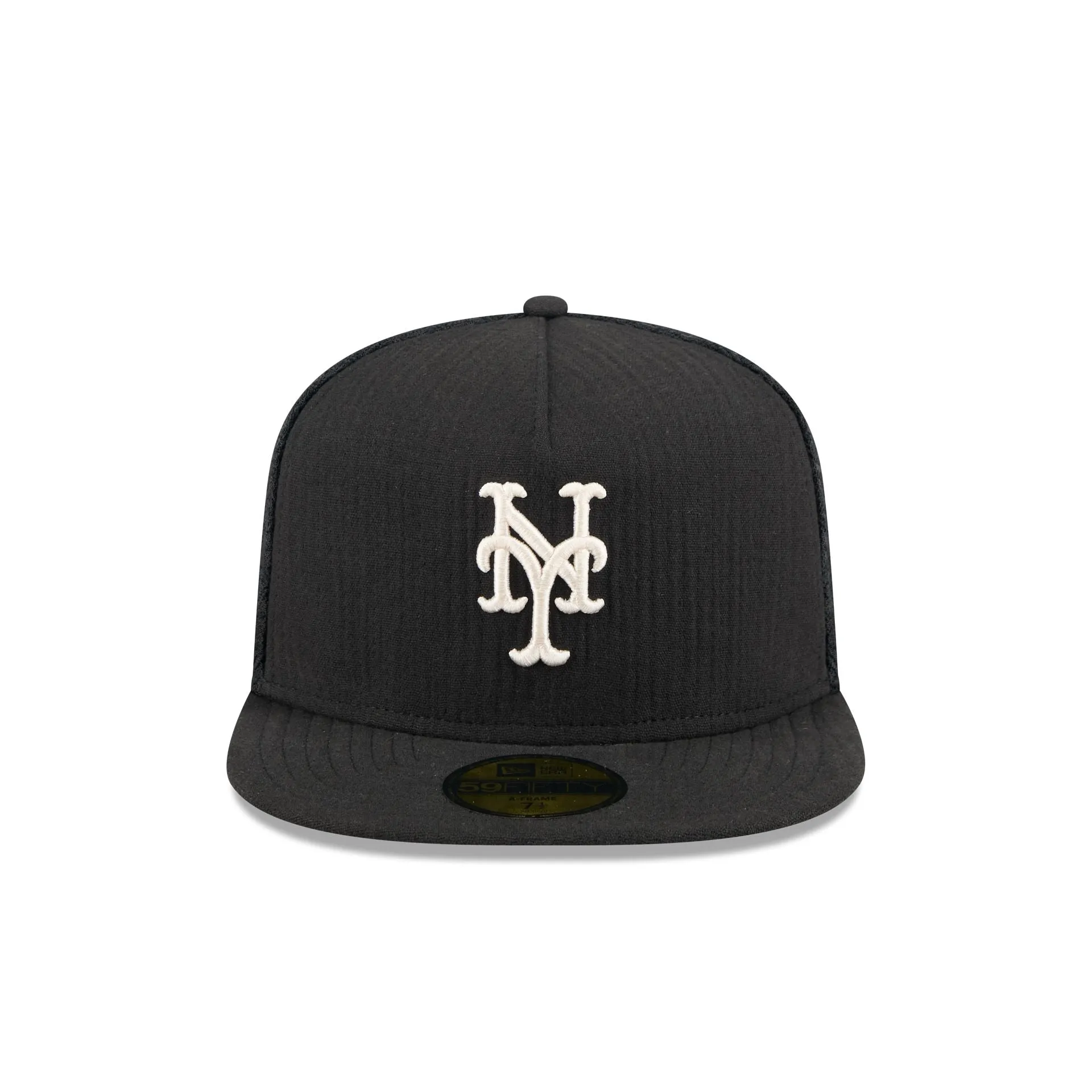 New York Mets Black Mesh 59FIFTY A-Frame Fitted Hat sold by New Era product image thumbnail 2