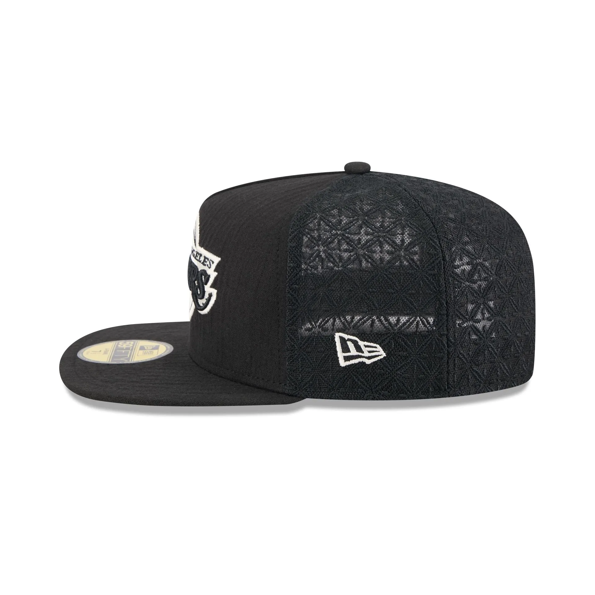Los Angeles Lakers Black Mesh 59FIFTY A-Frame Fitted Hat sold by New Era product image thumbnail 4