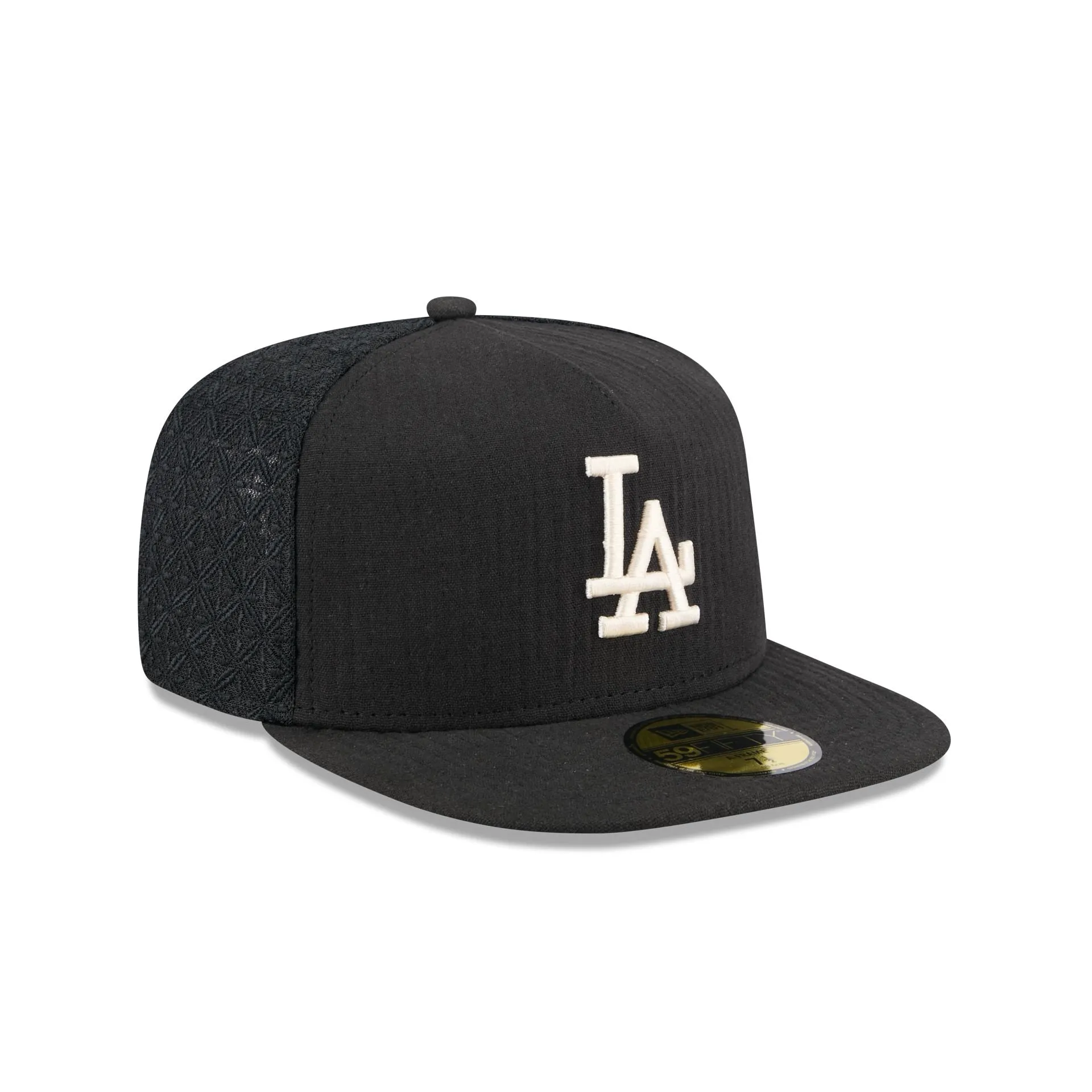 Los Angeles Dodgers Black Mesh 59FIFTY A-Frame Fitted Hat sold by New Era product image thumbnail 3