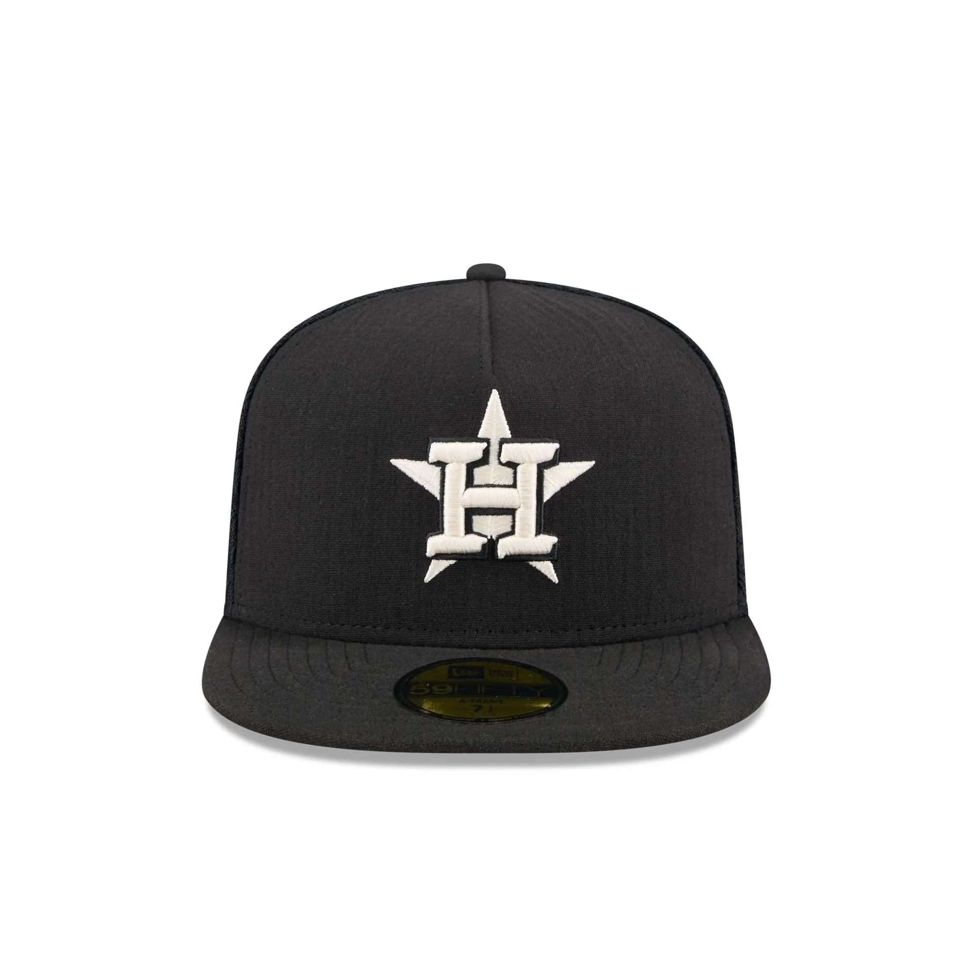 Houston Astros Black Mesh 59FIFTY A-Frame Fitted Hat sold by New Era product image thumbnail 2